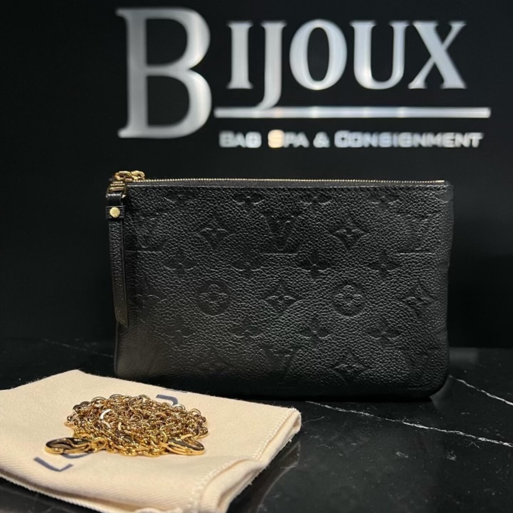 Louis Vuitton SOLD - Louis Vuitton Double Zip Empreinte Pochette