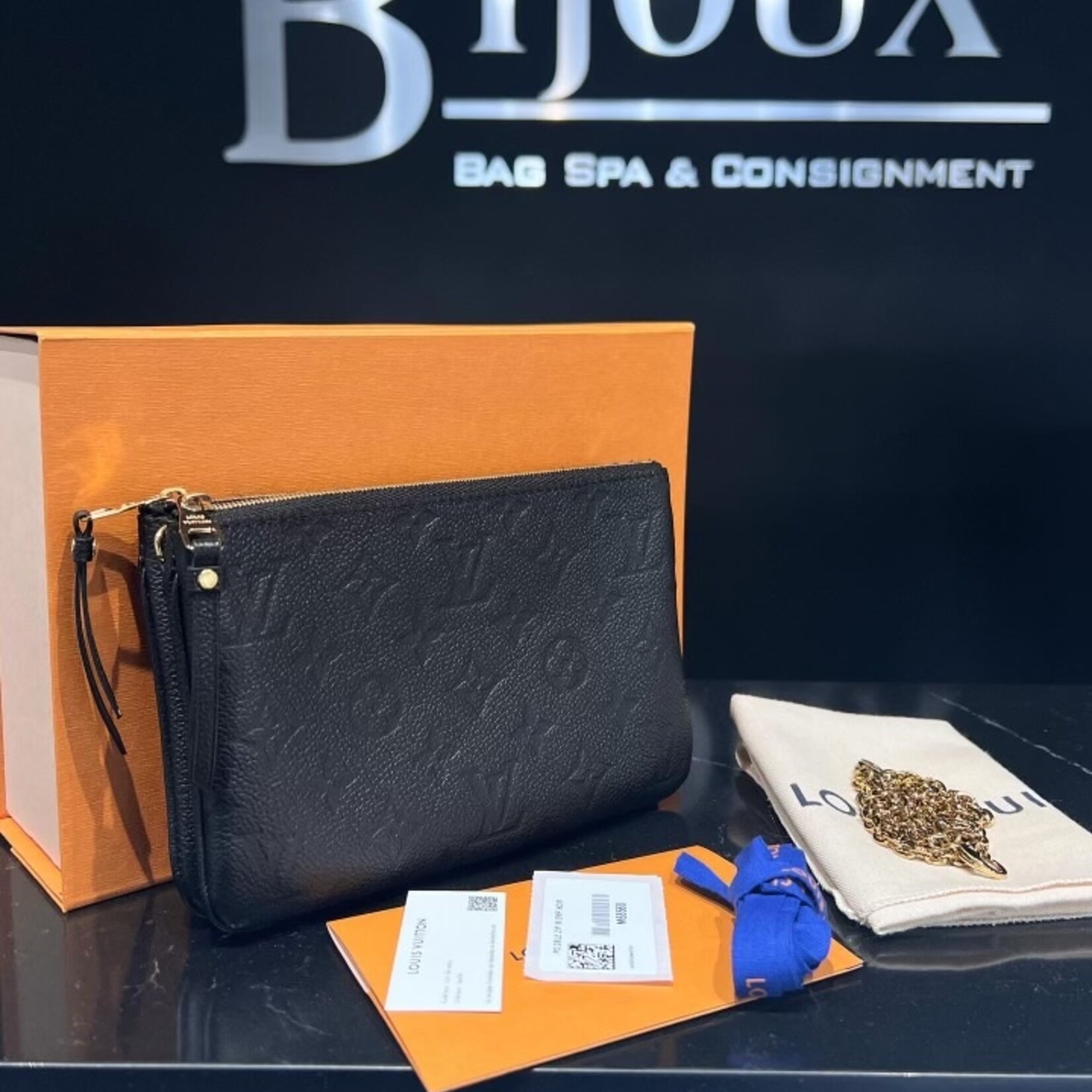 Louis Vuitton SOLD - Louis Vuitton Double Zip Empreinte Pochette