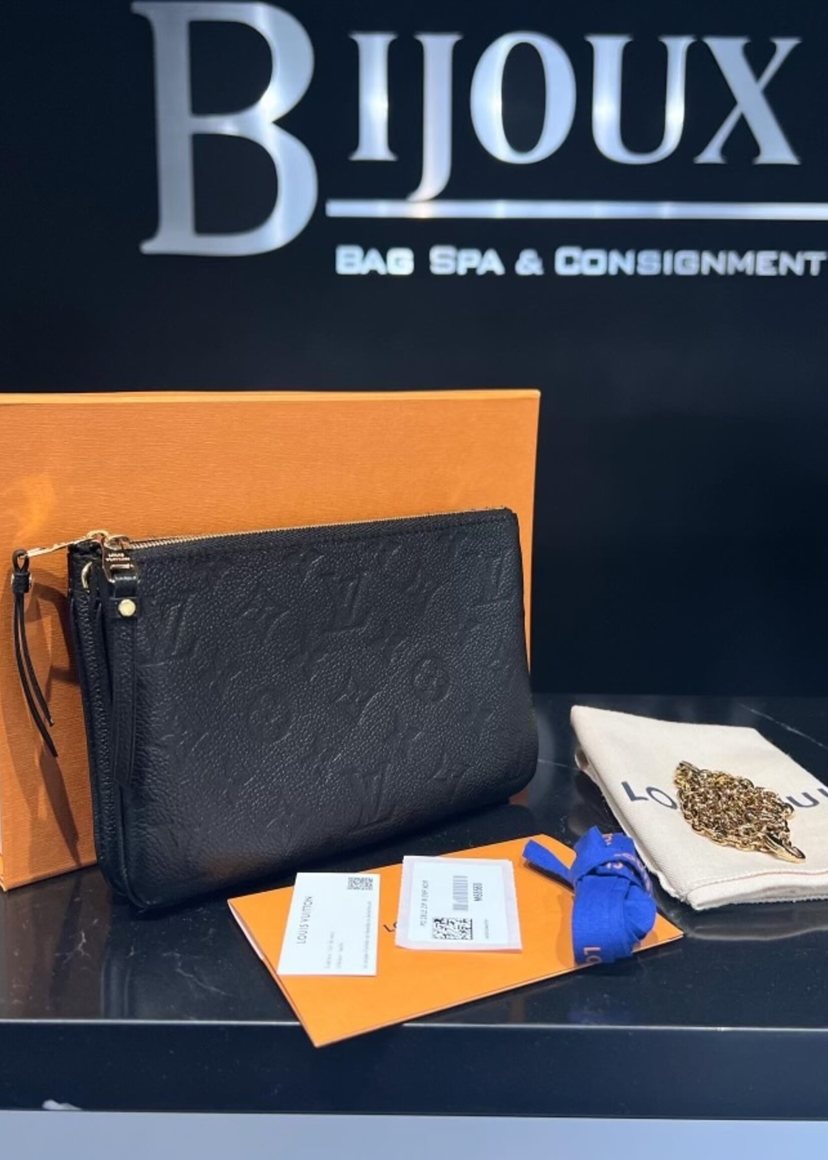 Louis Vuitton SOLD - Louis Vuitton Double Zip Empreinte Pochette