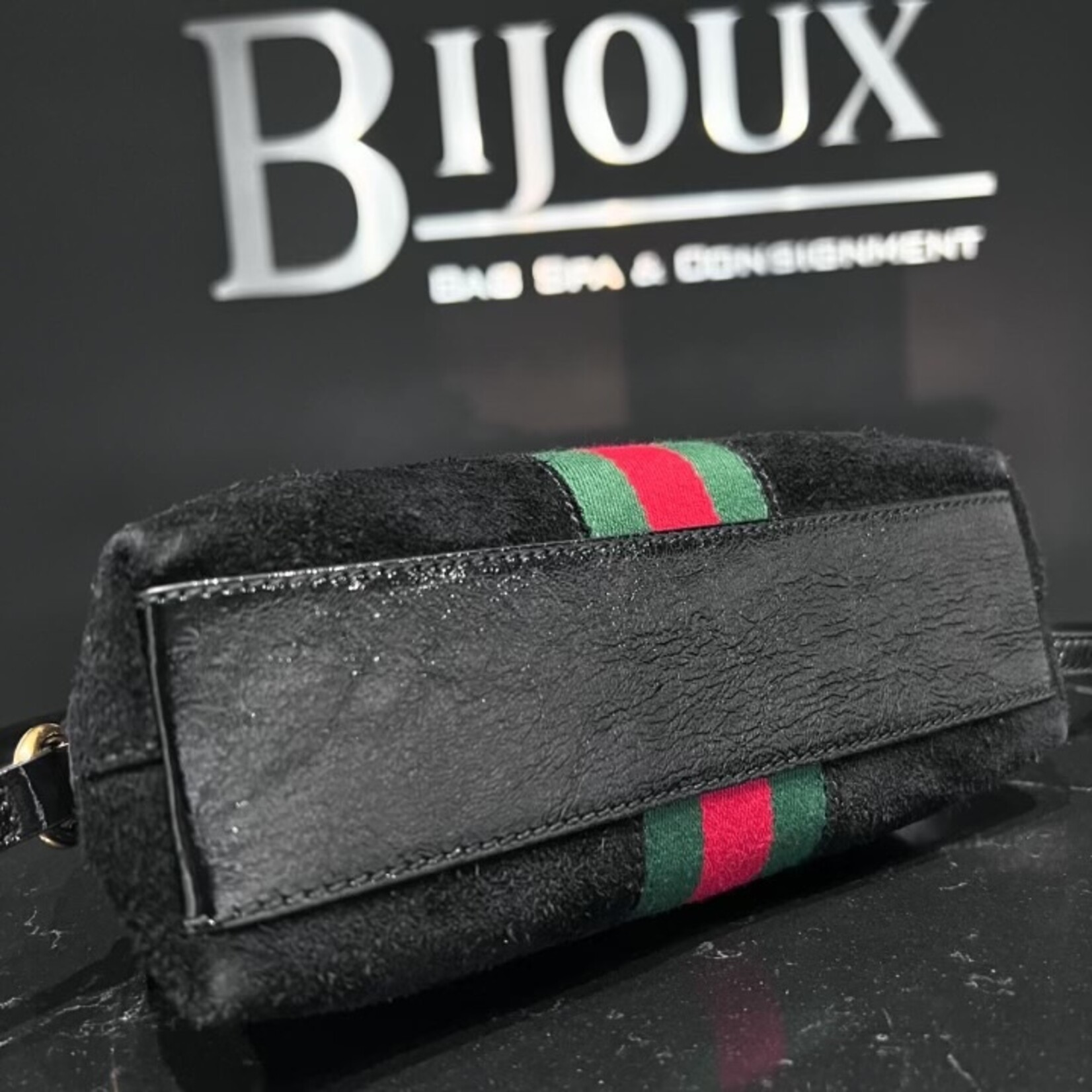 Gucci SOLD - Gucci Small Suede Ophidia Dome