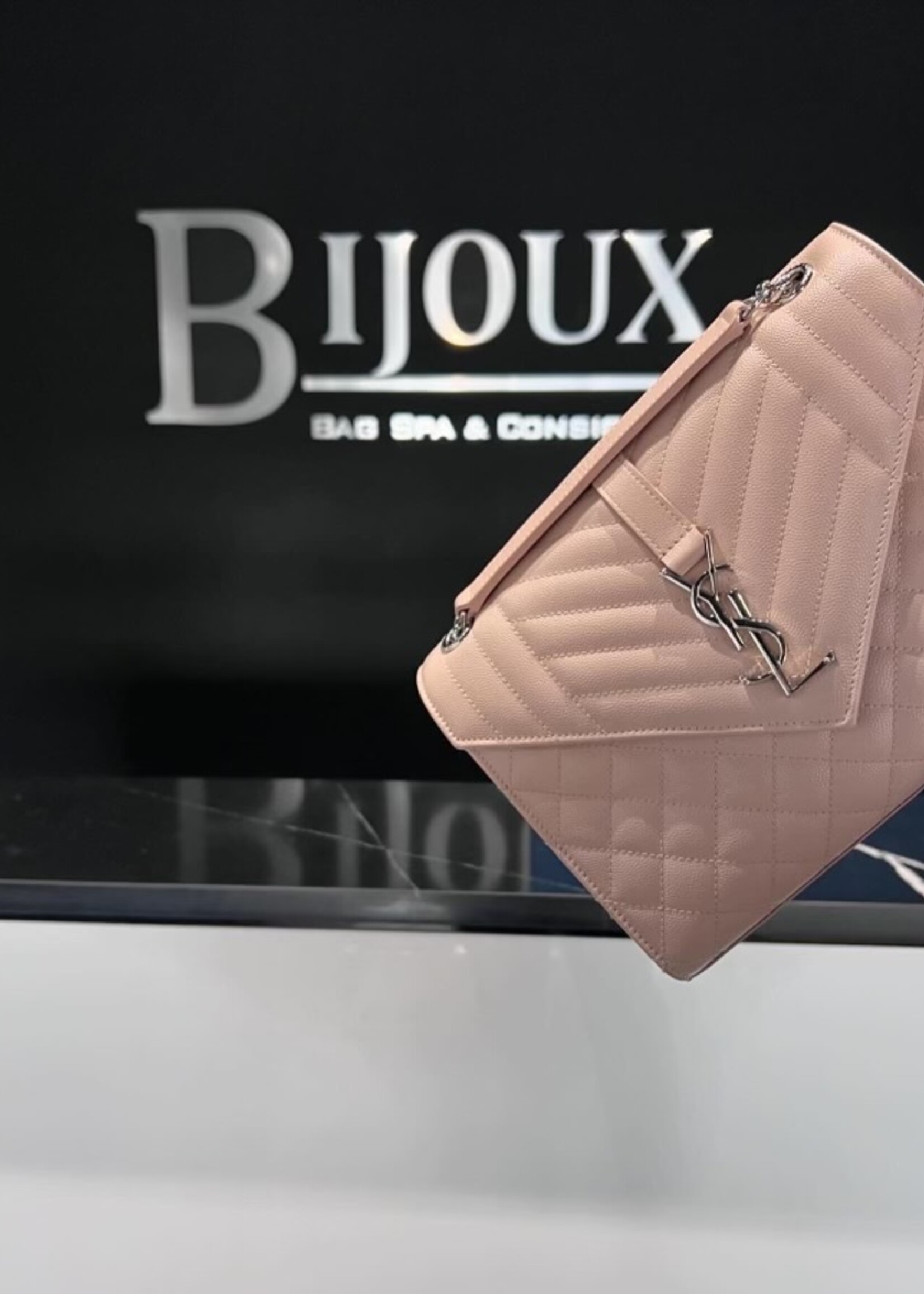 Saint Laurent SOLD - Saint Laurent Medium Envelope Pale Pink