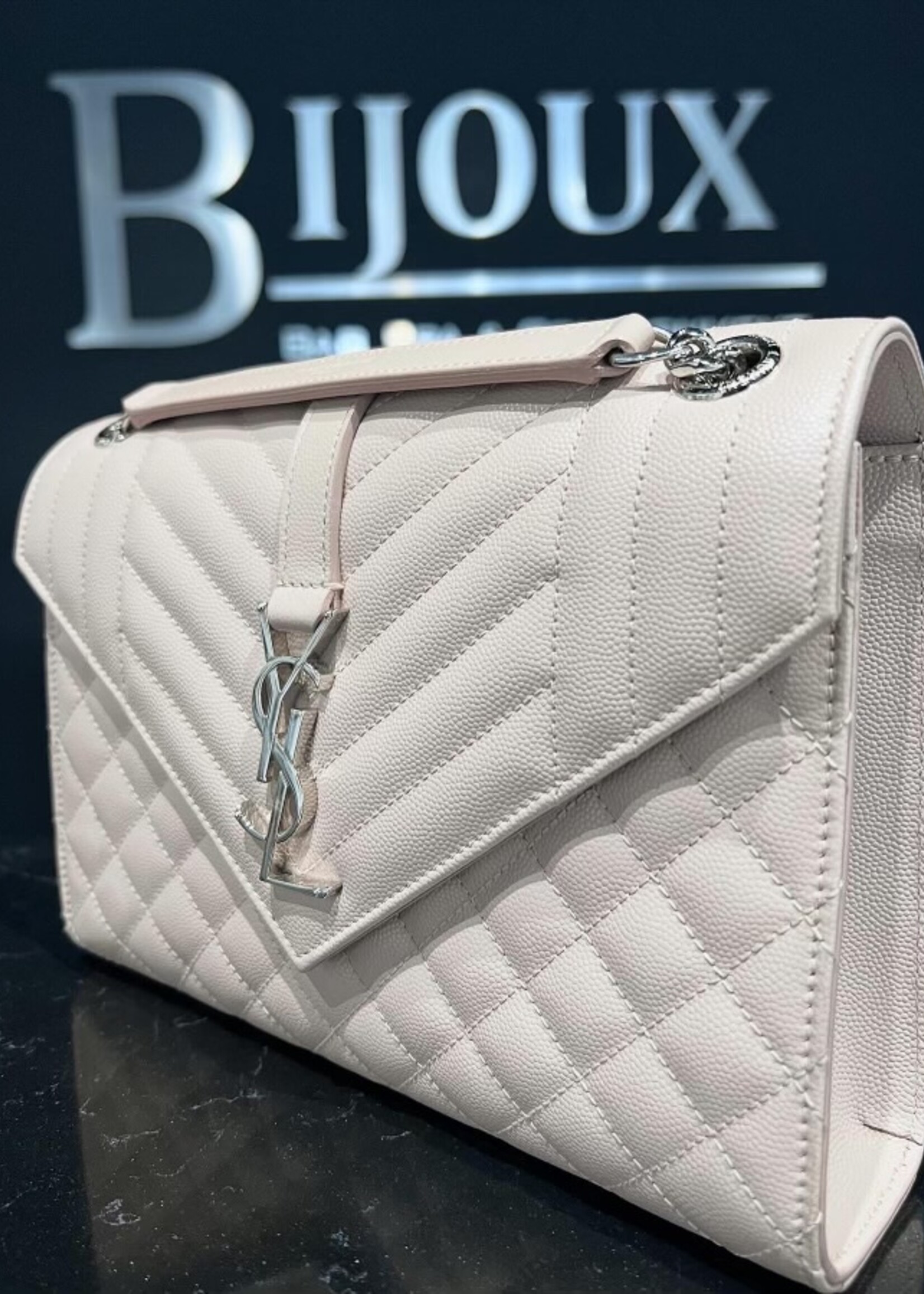 Saint Laurent SOLD - Saint Laurent Medium Envelope Pale Pink