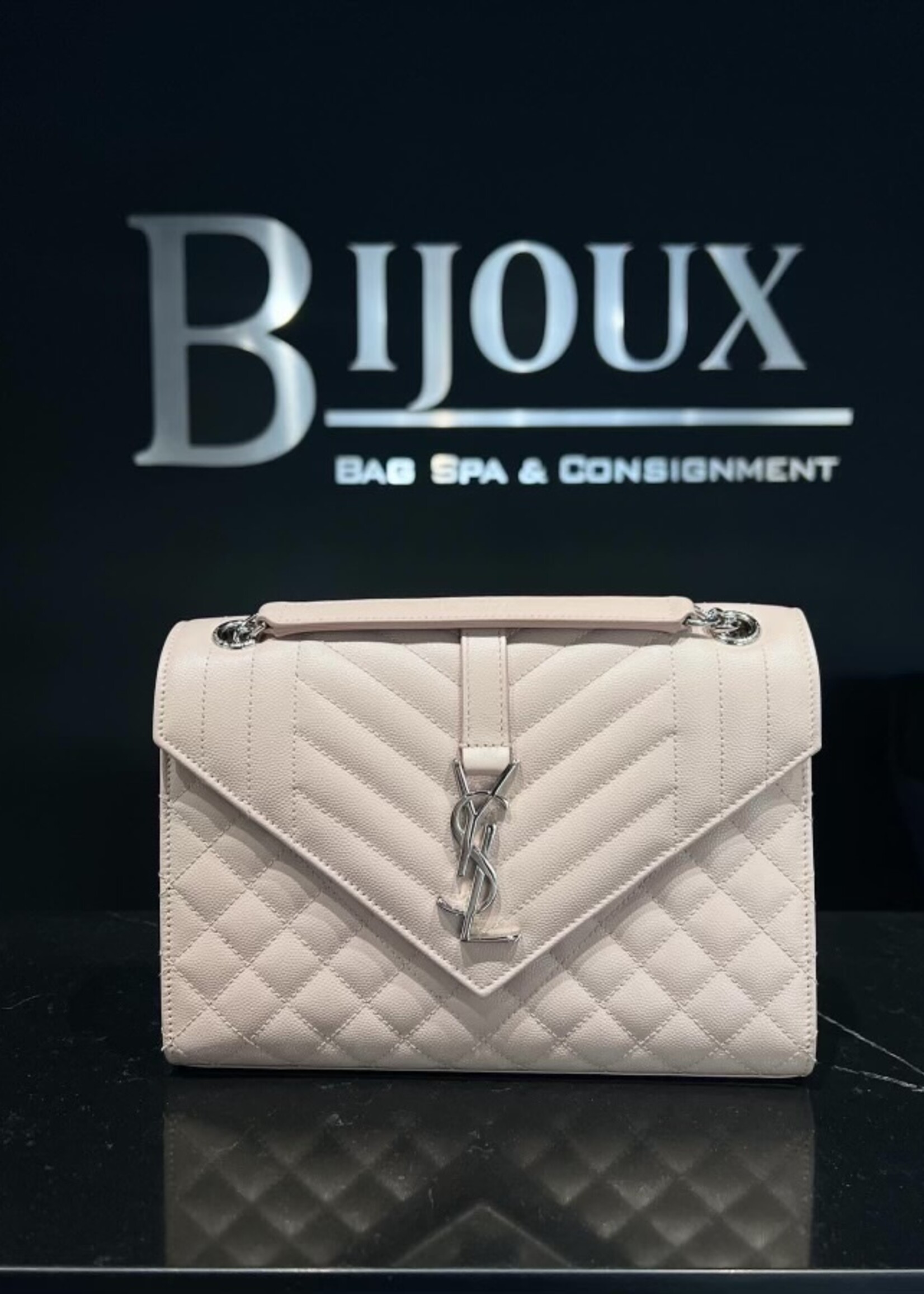 Saint Laurent SOLD - Saint Laurent Medium Envelope Pale Pink