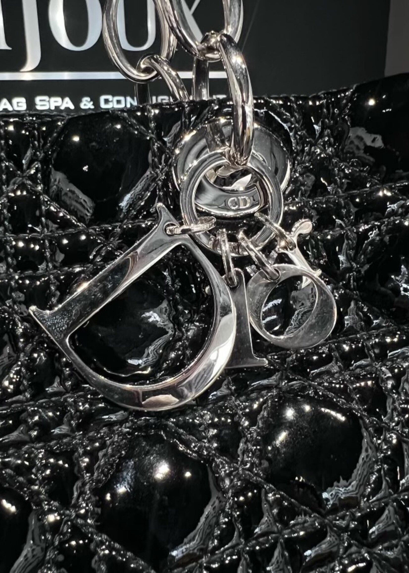 Christian Dior SOLD- Christan Dior Patent Cannage Tote