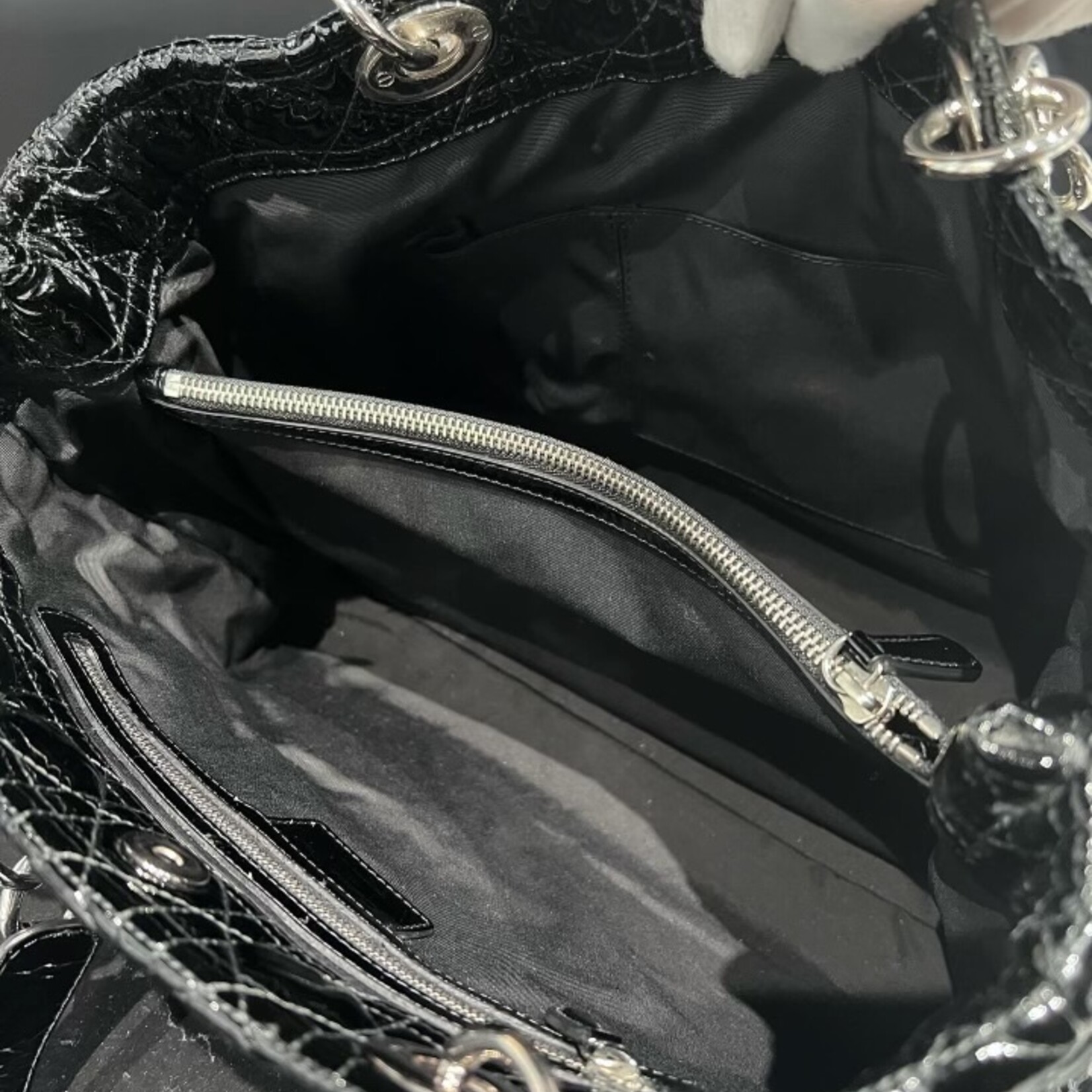 Christian Dior SOLD- Christan Dior Patent Cannage Tote