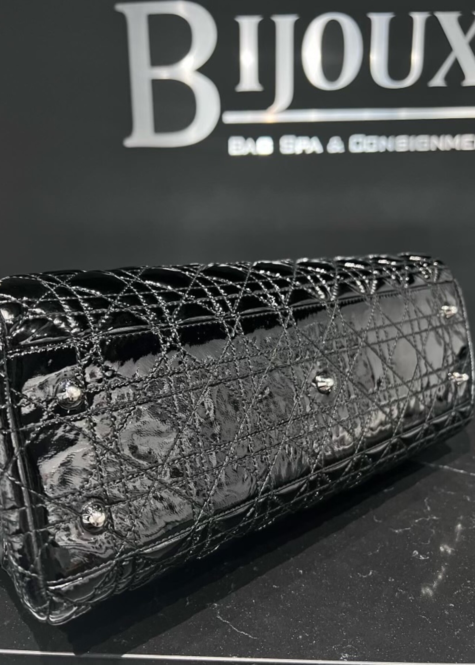 Christian Dior SOLD- Christan Dior Patent Cannage Tote