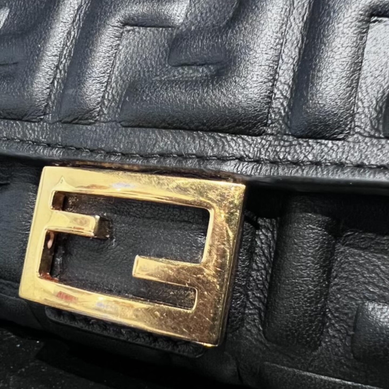 Fendi SOLD - Fendi Baguette Continental Wallet on Chain