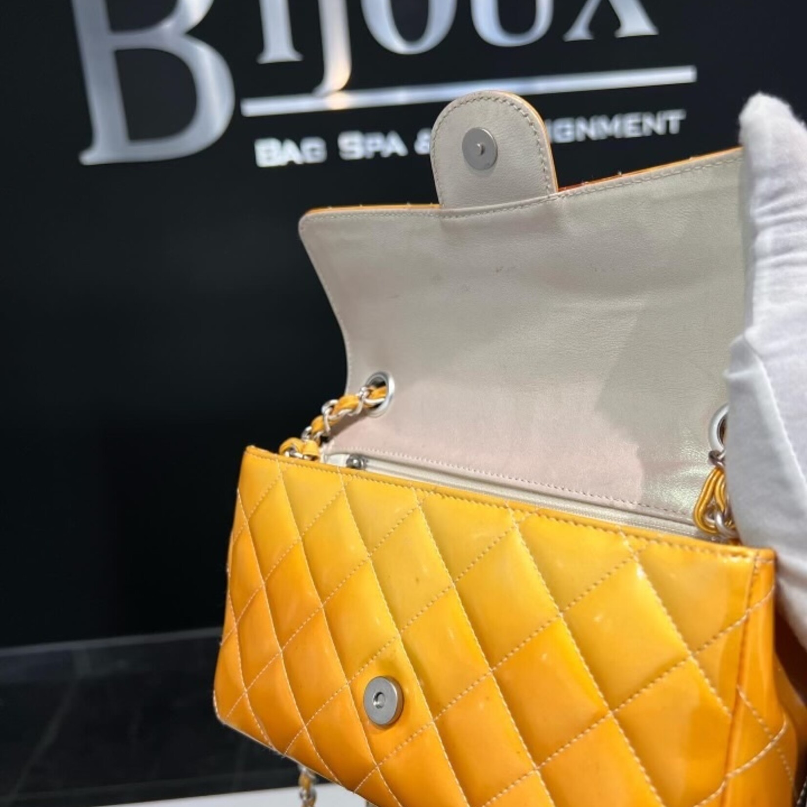 Chanel SOLD - Chanel Patent Mini Flap