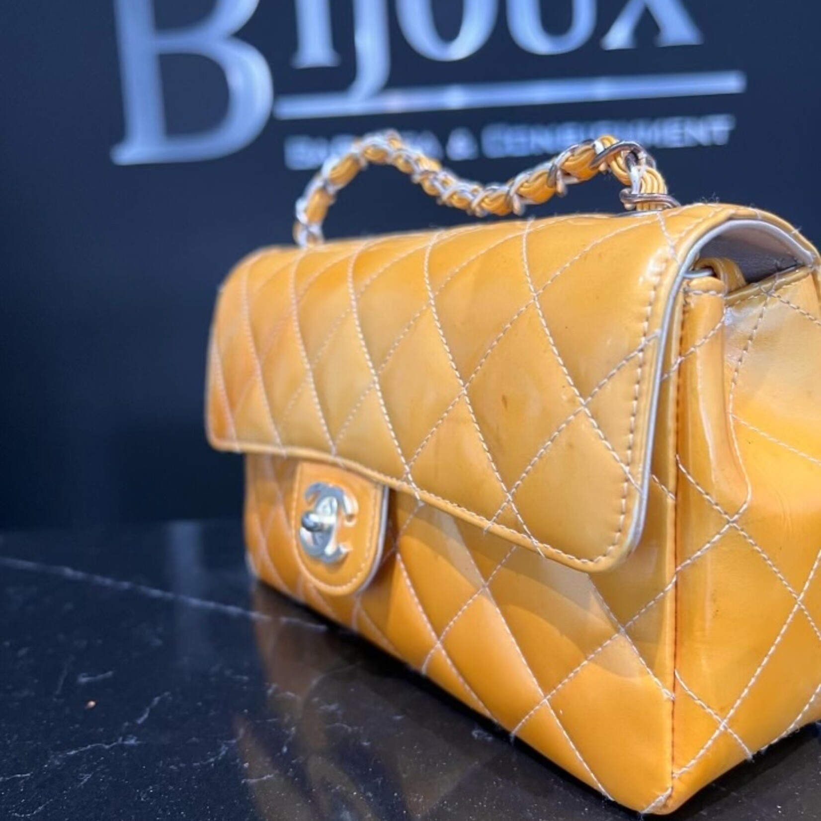 Chanel SOLD - Chanel Patent Mini Flap