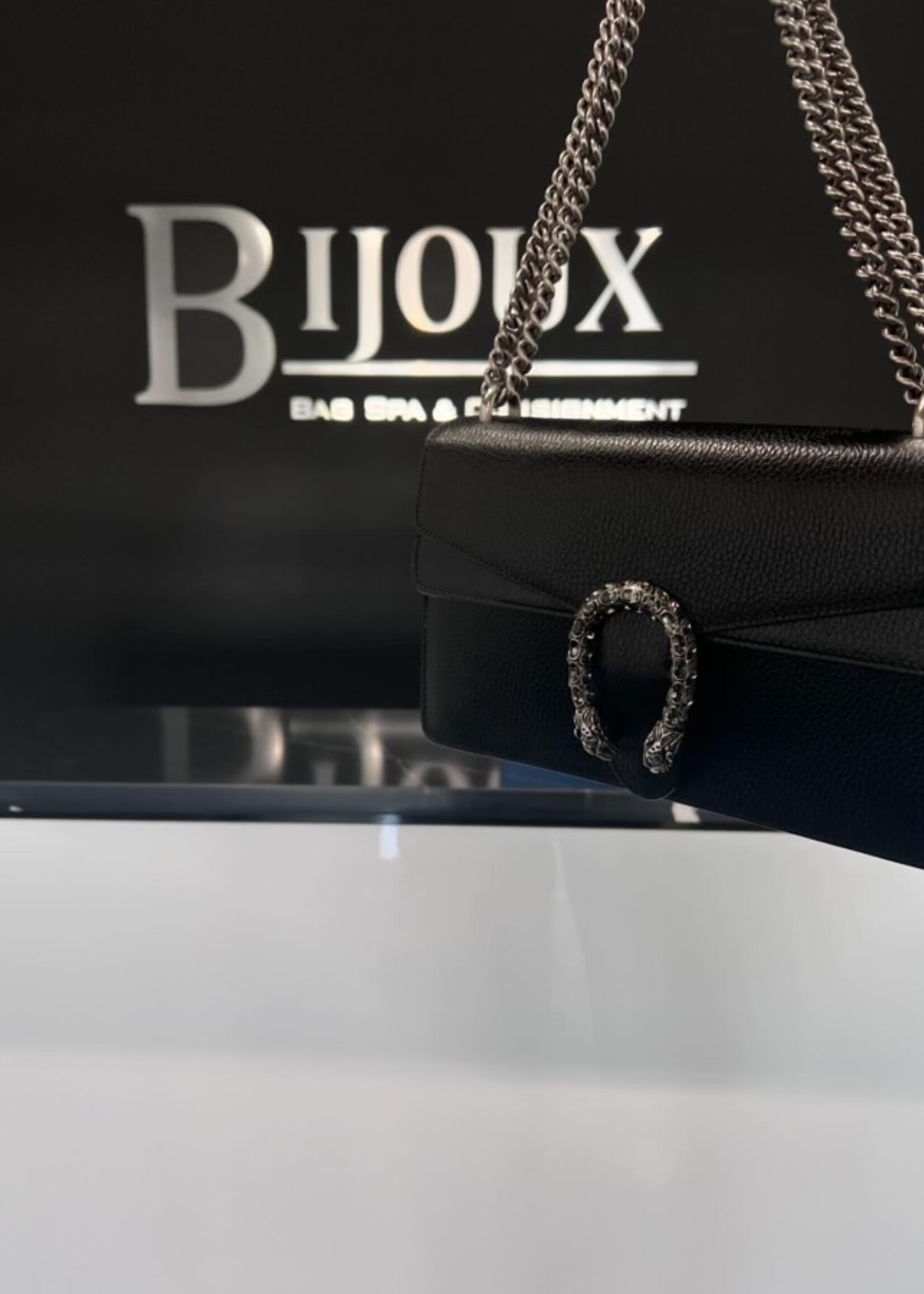 Gucci SOLD - Gucci Small Leather Dionysus Black