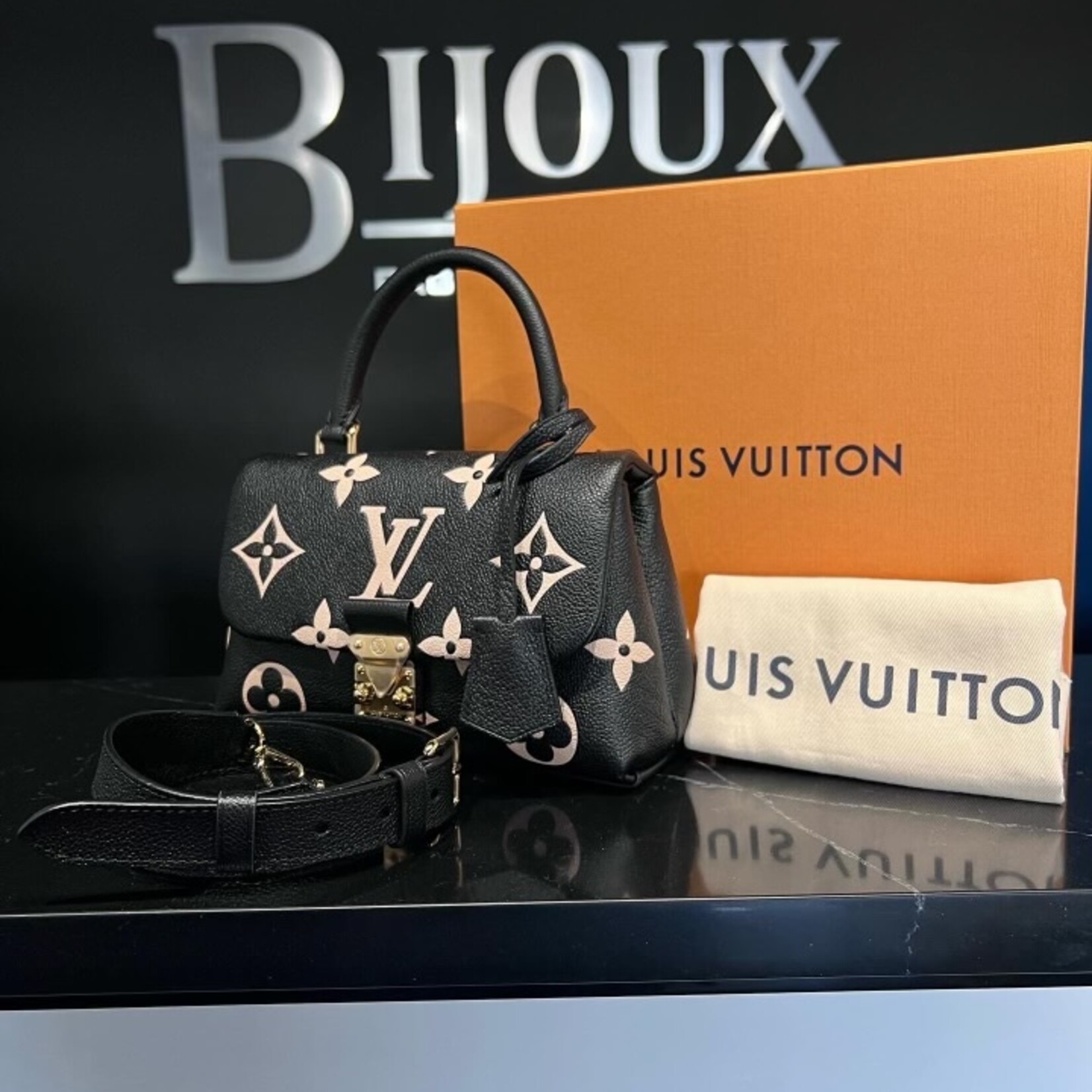 Louis Vuitton SOLD - Louis Vuitton Bicolour Madeleine BB