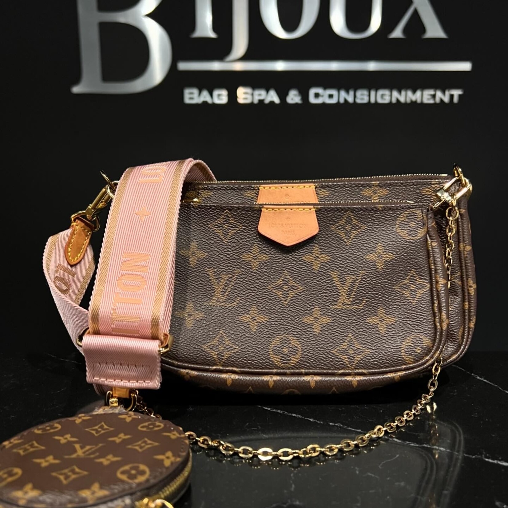 Louis Vuitton SOLD- Louis Vuitton Multi Pochette Rose Clair