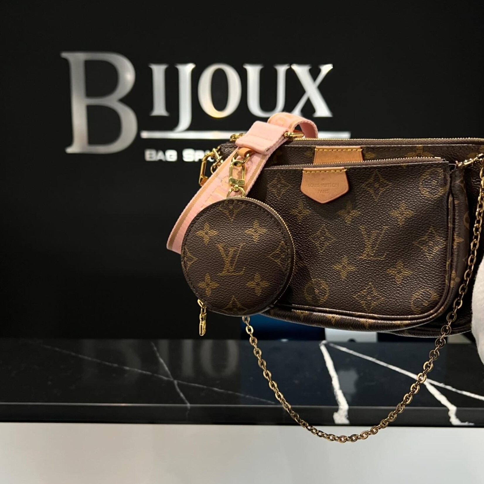 Louis Vuitton SOLD- Louis Vuitton Multi Pochette Rose Clair