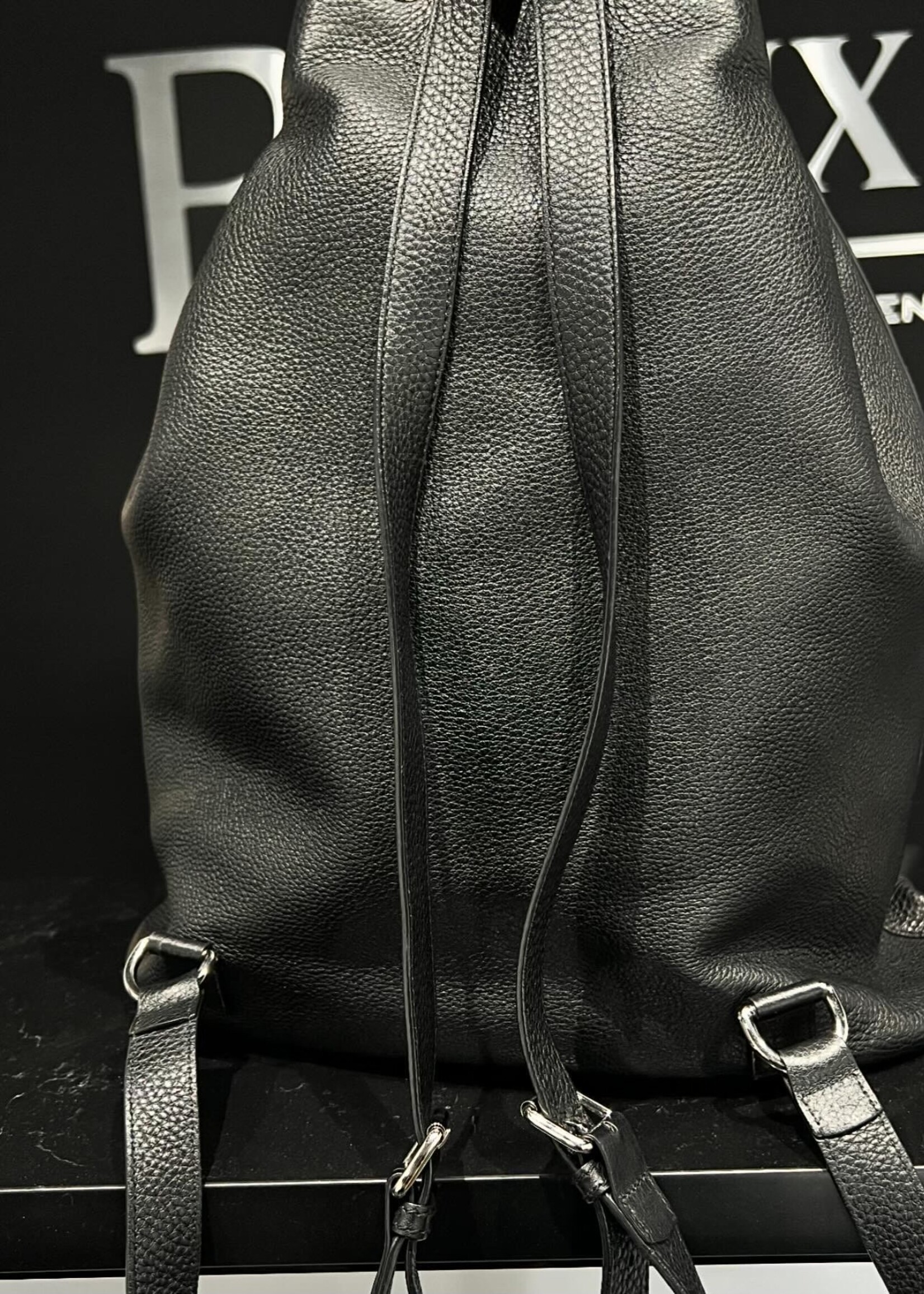 Gucci SOLD- Gucci Pebbled Drawstring Backpack