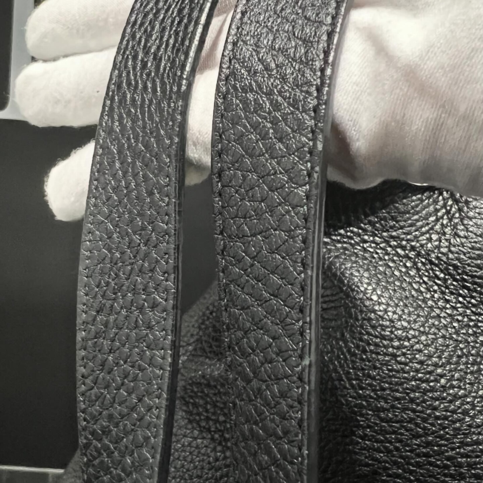 Gucci SOLD- Gucci Pebbled Drawstring Backpack