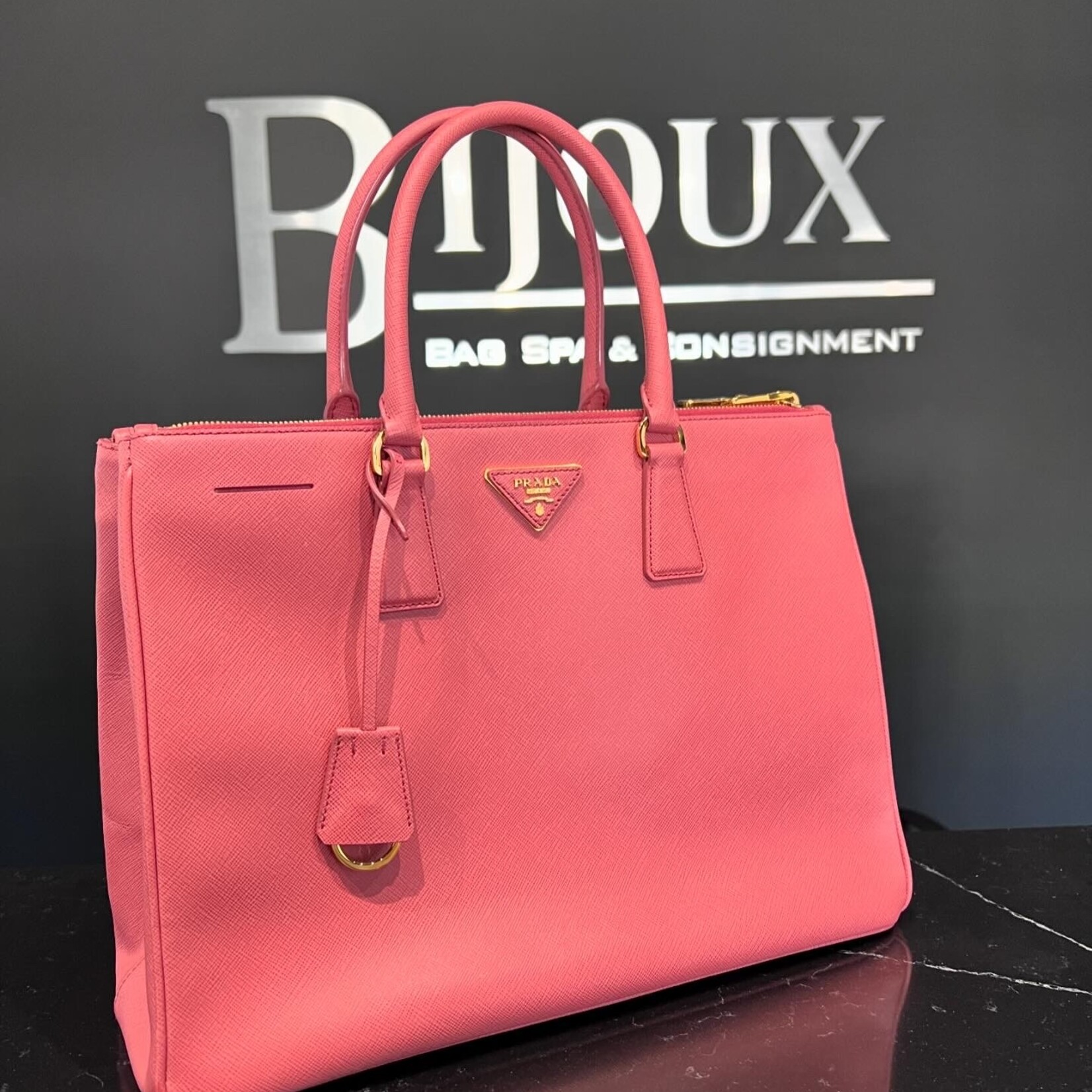 Prada rose bag hotsell