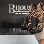 Christian Louboutin Christian Louboutin DisQueen Cage Wedges- 39