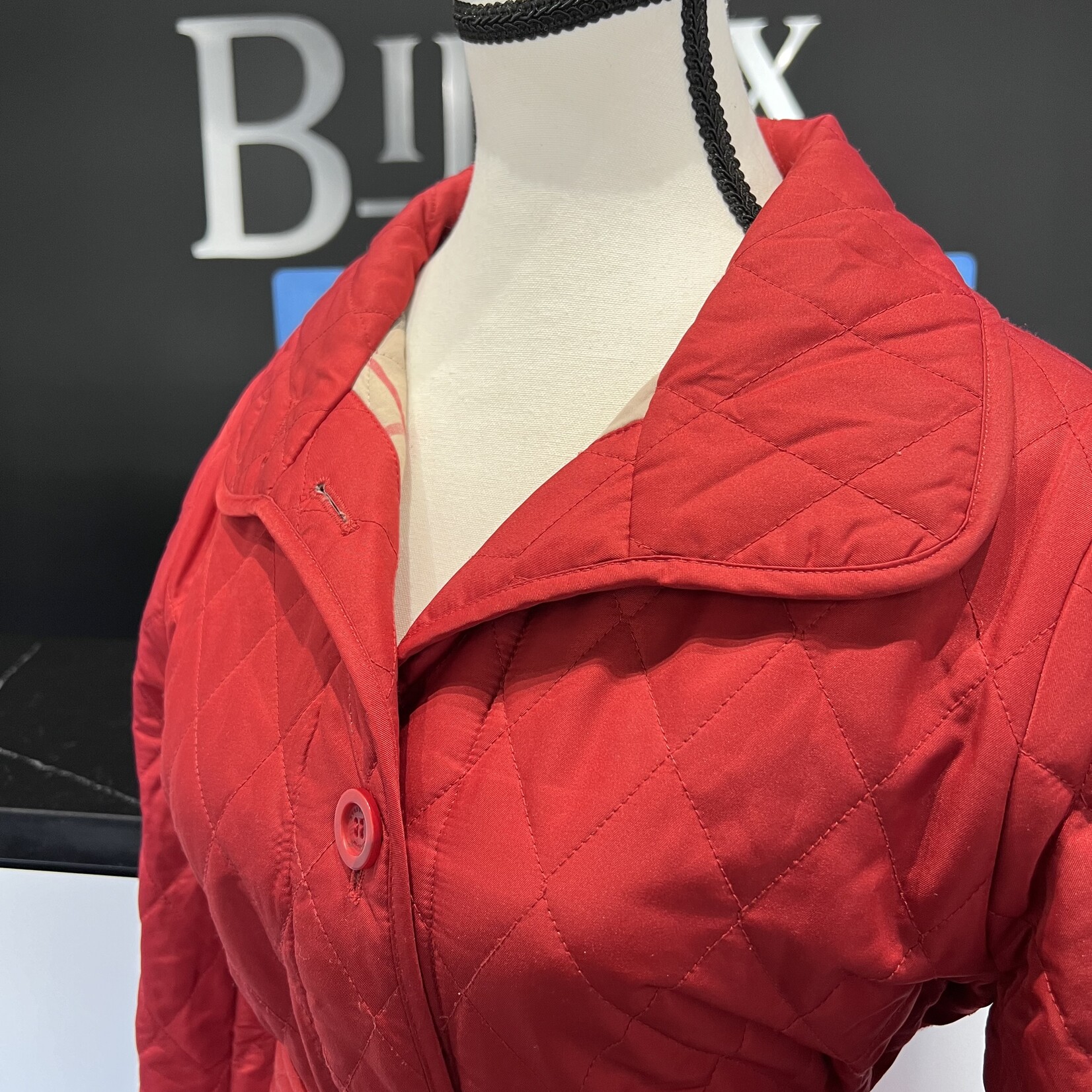 Burberry SOLD- Burberry Quilted Jacket with Belt- 24