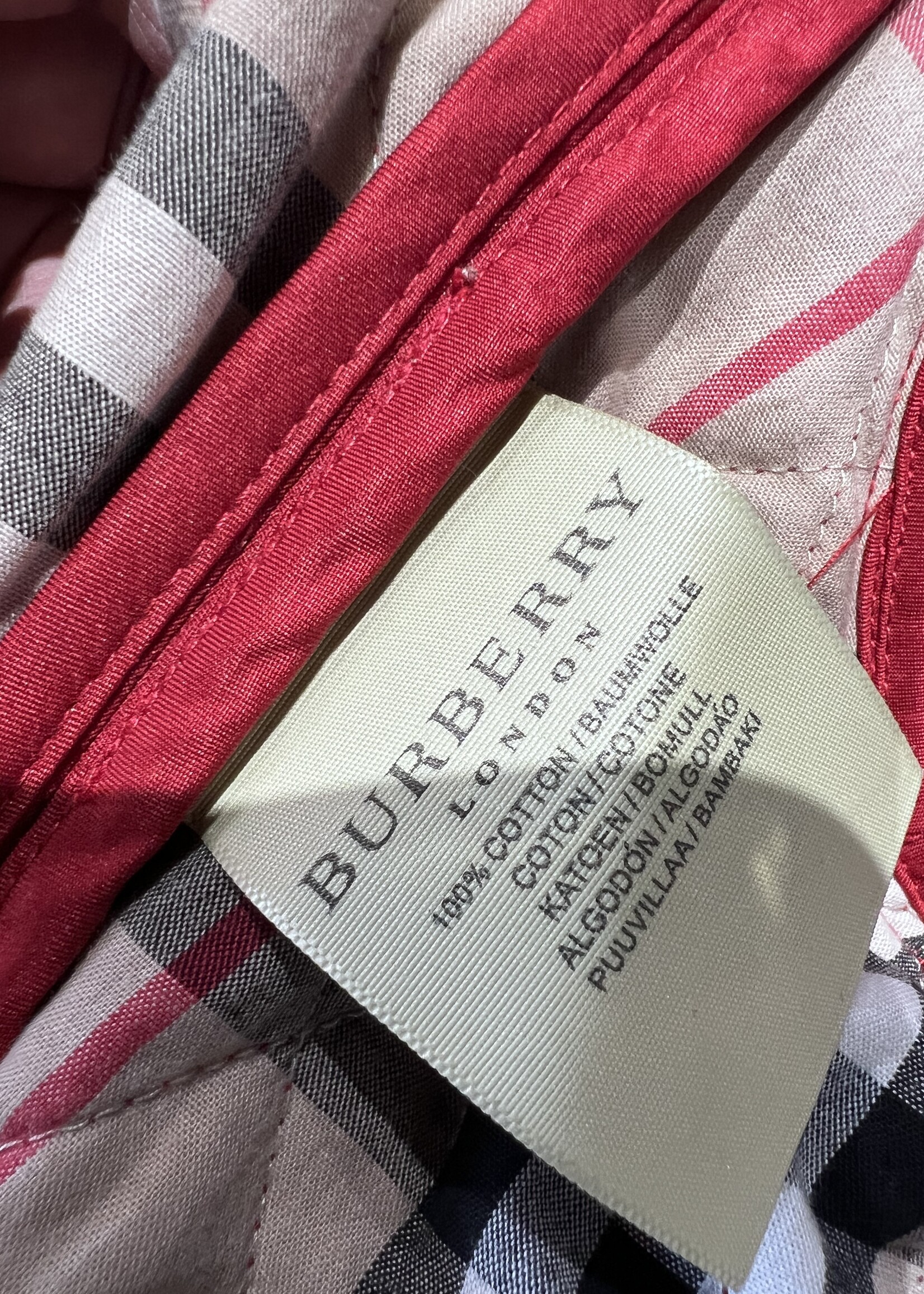Burberry SOLD- Burberry Quilted Jacket with Belt- 24