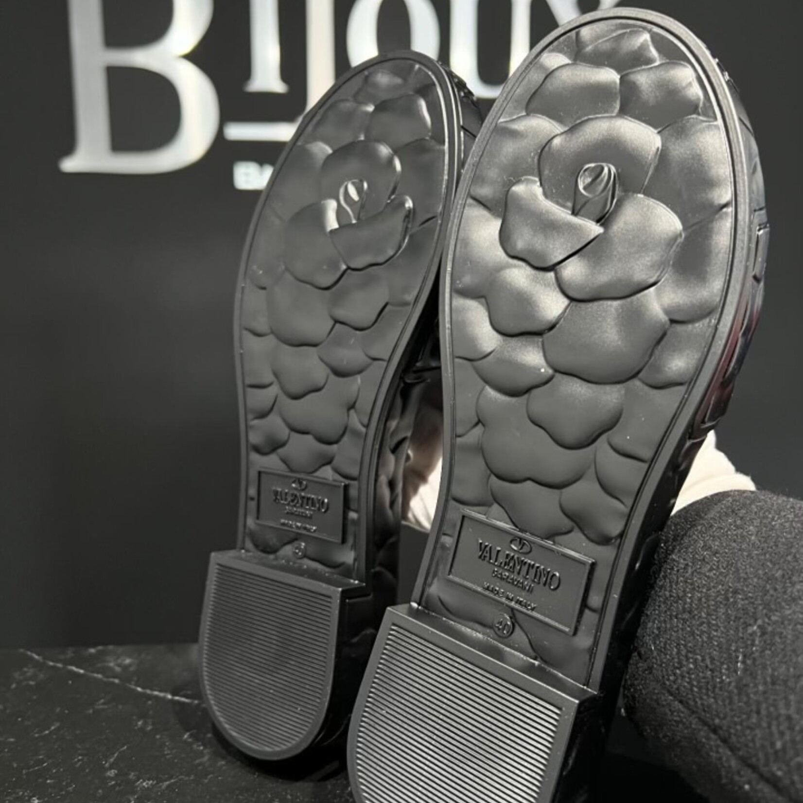 Valentino Valentino Garavani Rubber Atelier Slides- 40