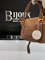 Chloe SOLD - Chloe Marcie Double Carry Tan