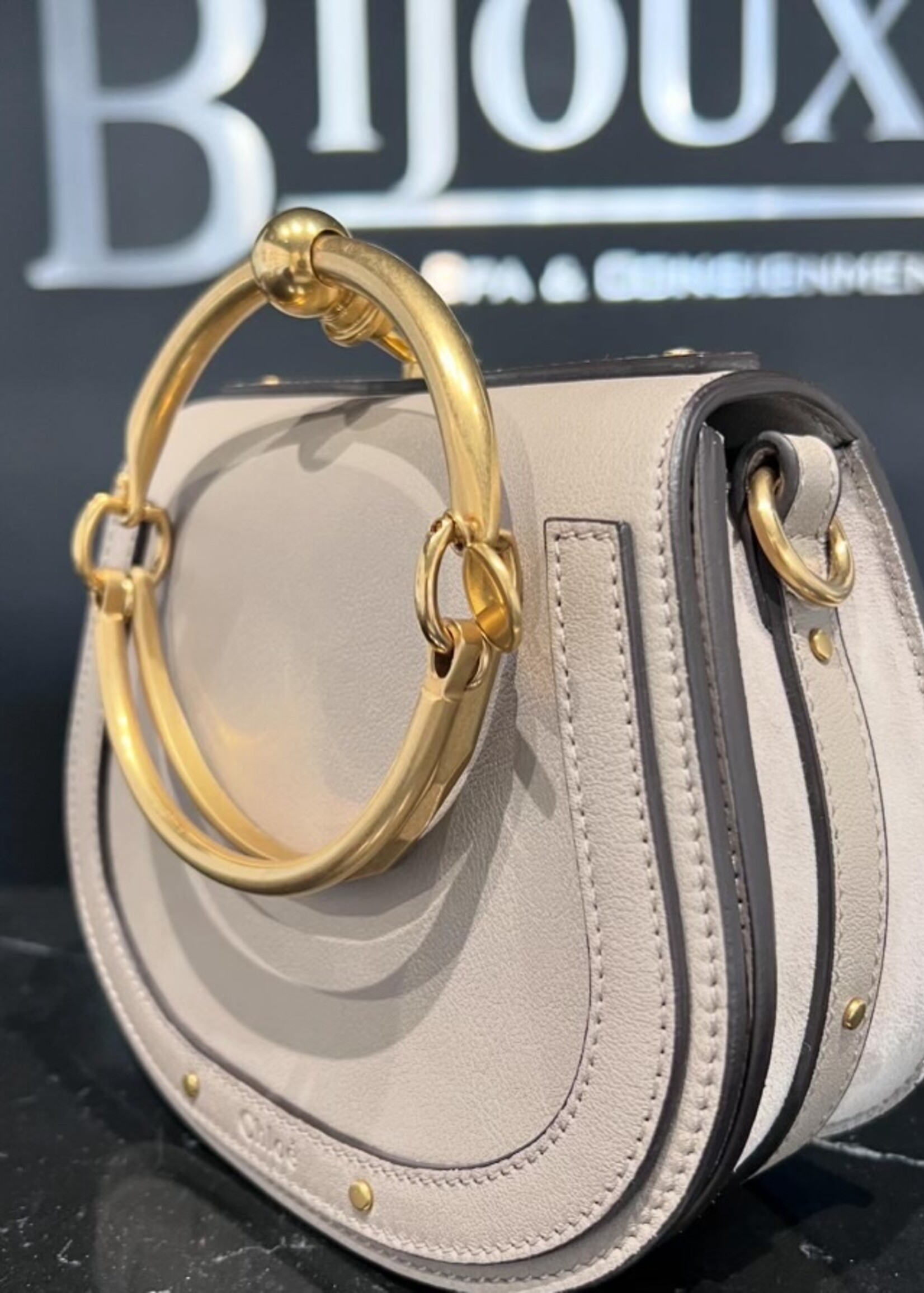 Chloe SOLD - Chloe Small Calfskin Suede Nile