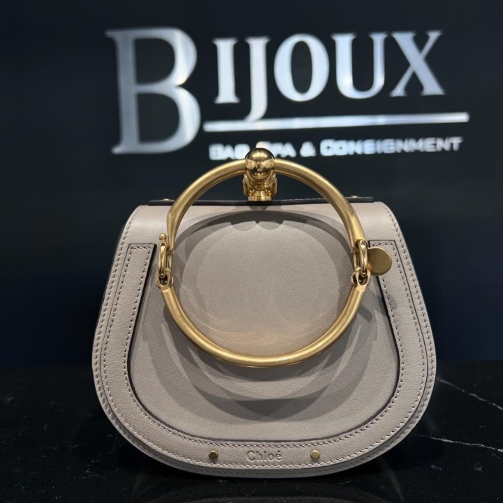 Chloe SOLD - Chloe Small Calfskin Suede Nile