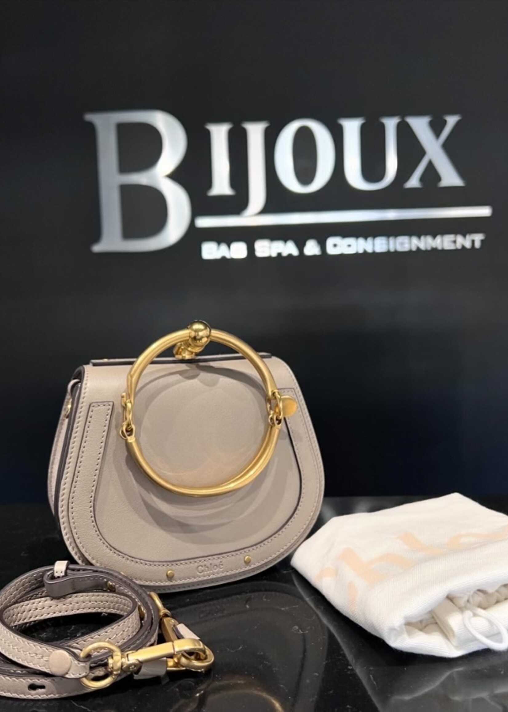 Chloe SOLD - Chloe Small Calfskin Suede Nile