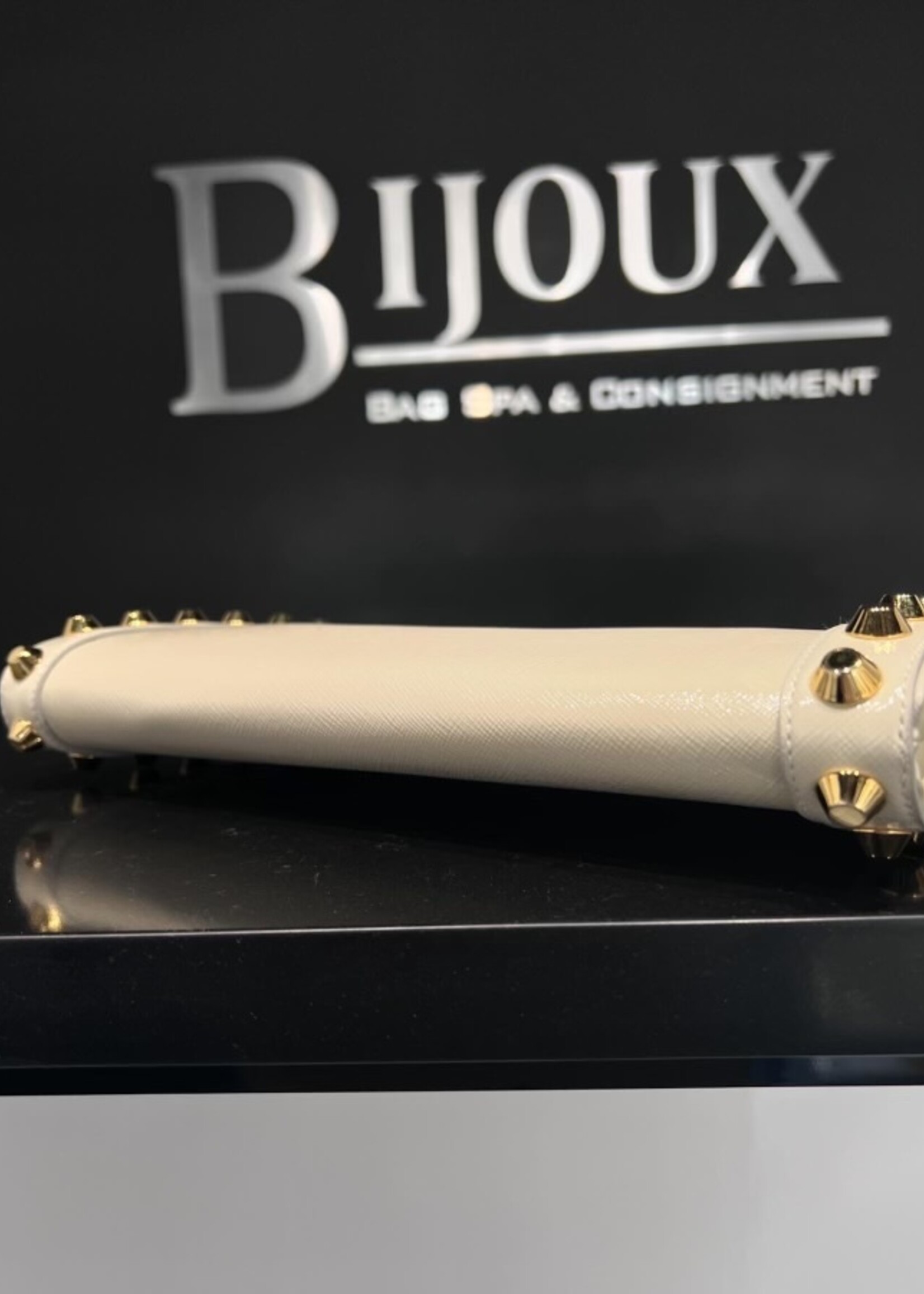 Prada SOLD- Prada Studded Clutch