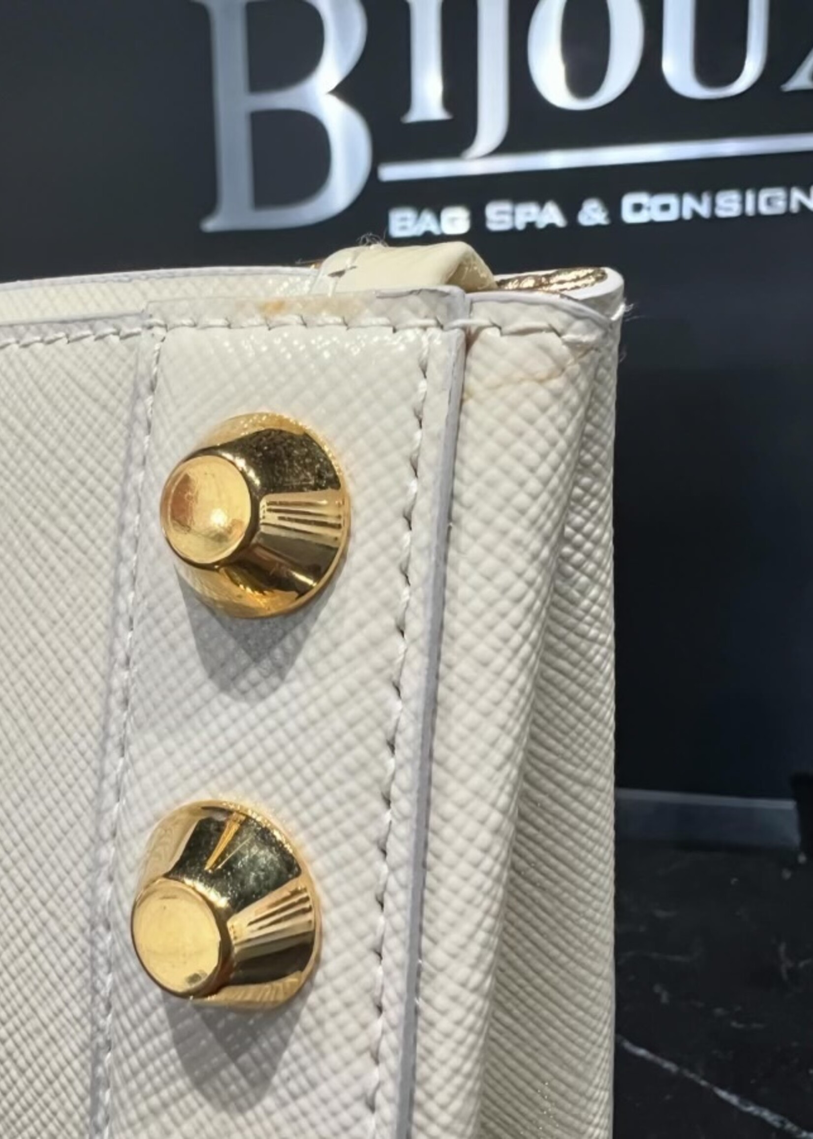 Prada SOLD- Prada Studded Clutch