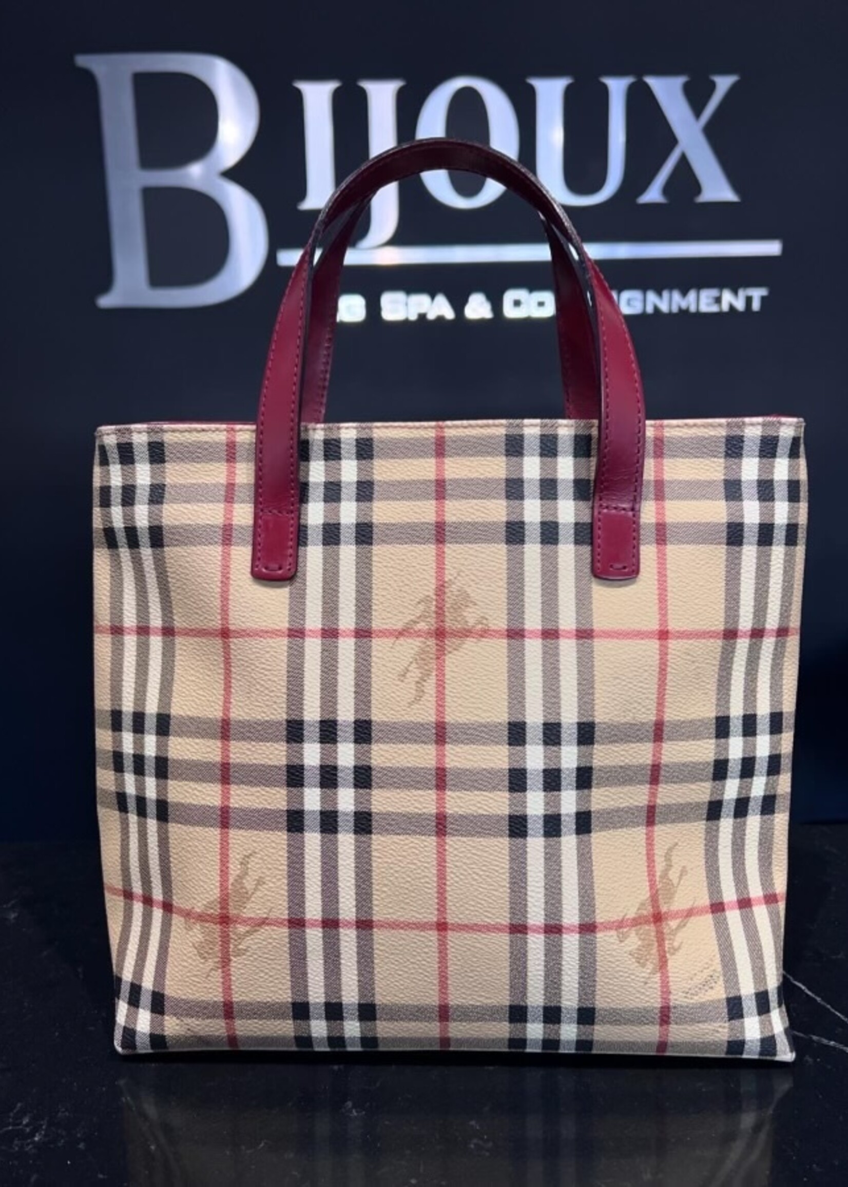 Burberry SOLD - Burberry Haymarket Check Tote