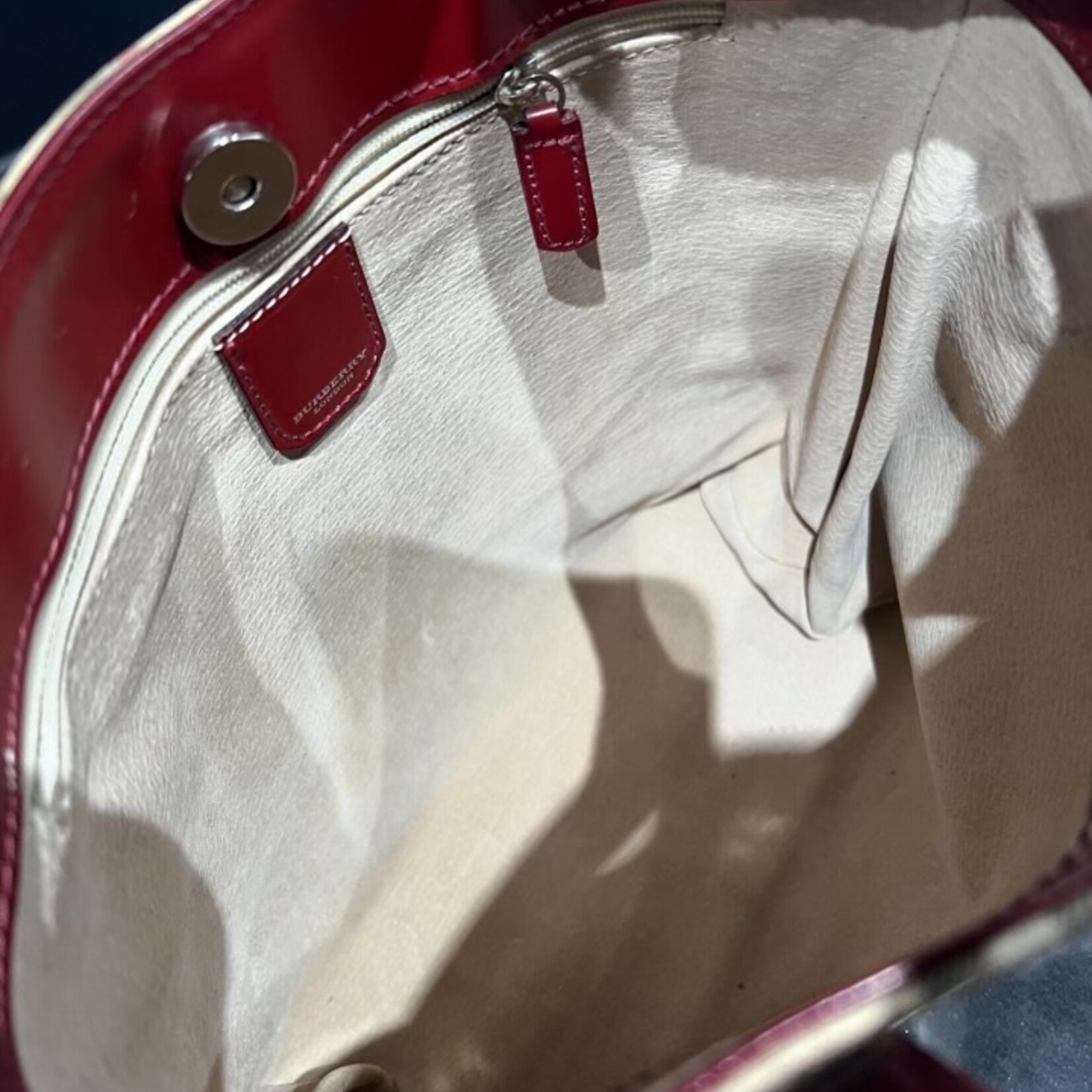 Burberry SOLD - Burberry Haymarket Check Tote