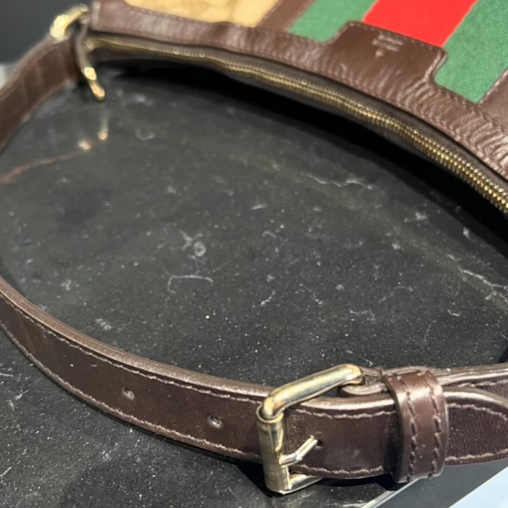 Gucci SOLD- Gucci Monogram Medium Hobo