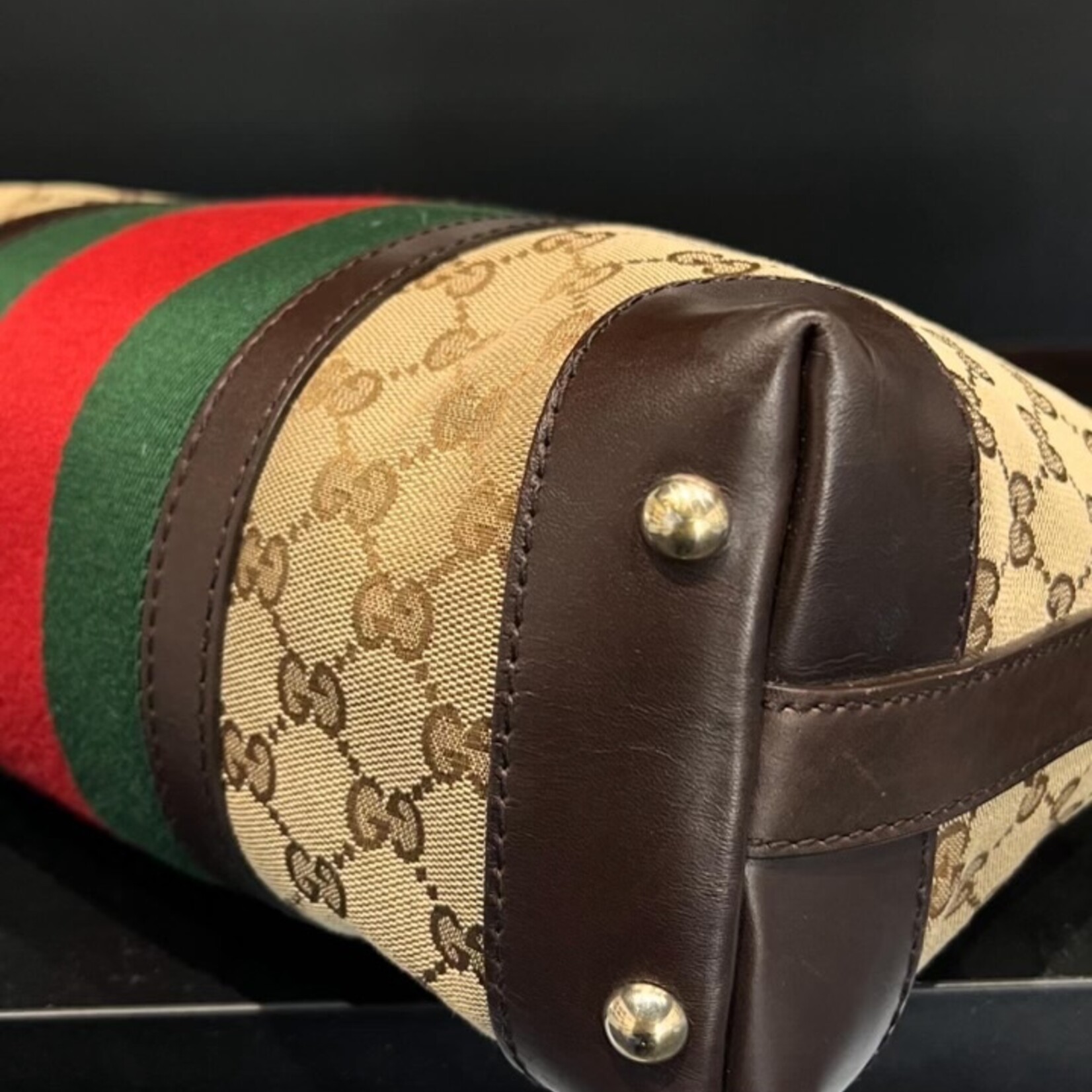 Gucci SOLD- Gucci Monogram Medium Hobo