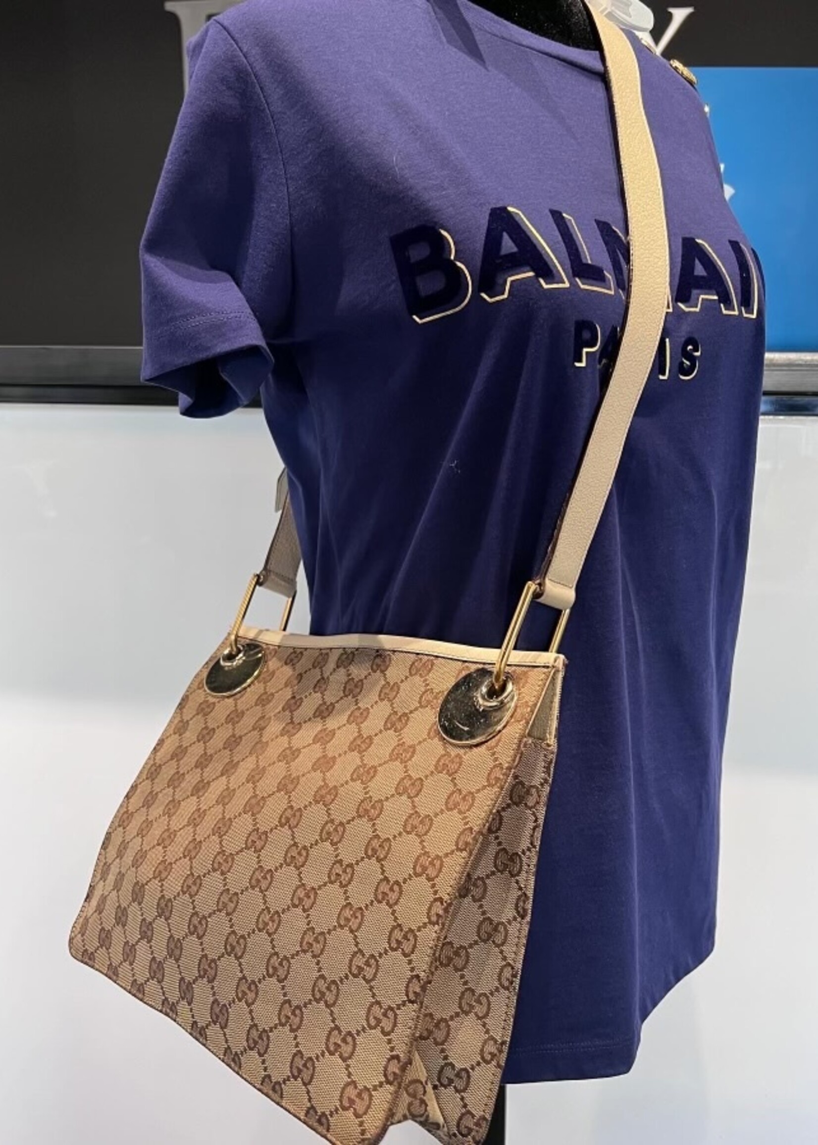 Gucci SOLD - Gucci Monogram Eclipse Messenger