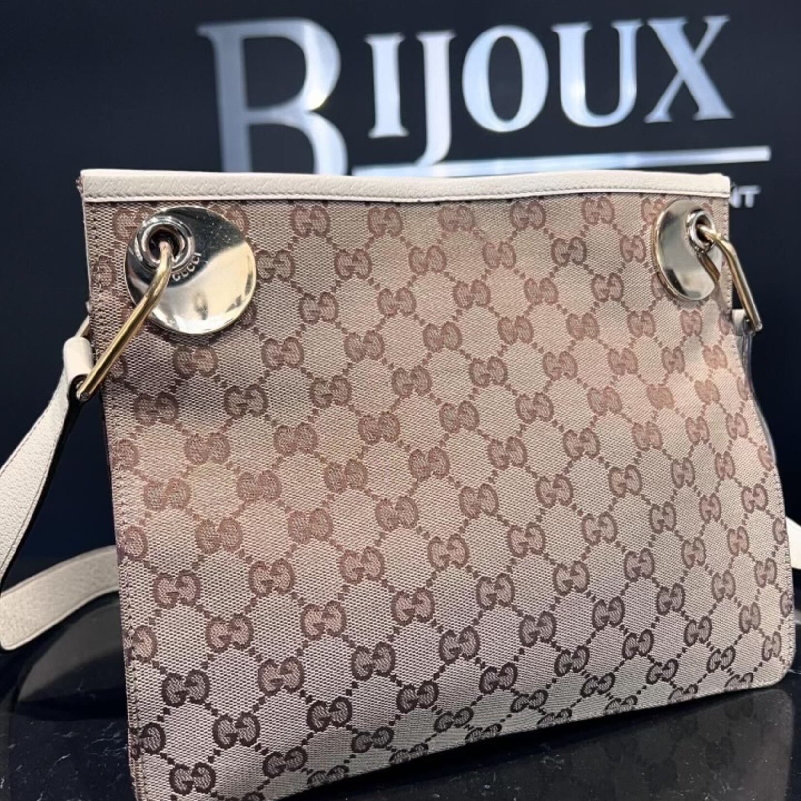Gucci SOLD - Gucci Monogram Eclipse Messenger