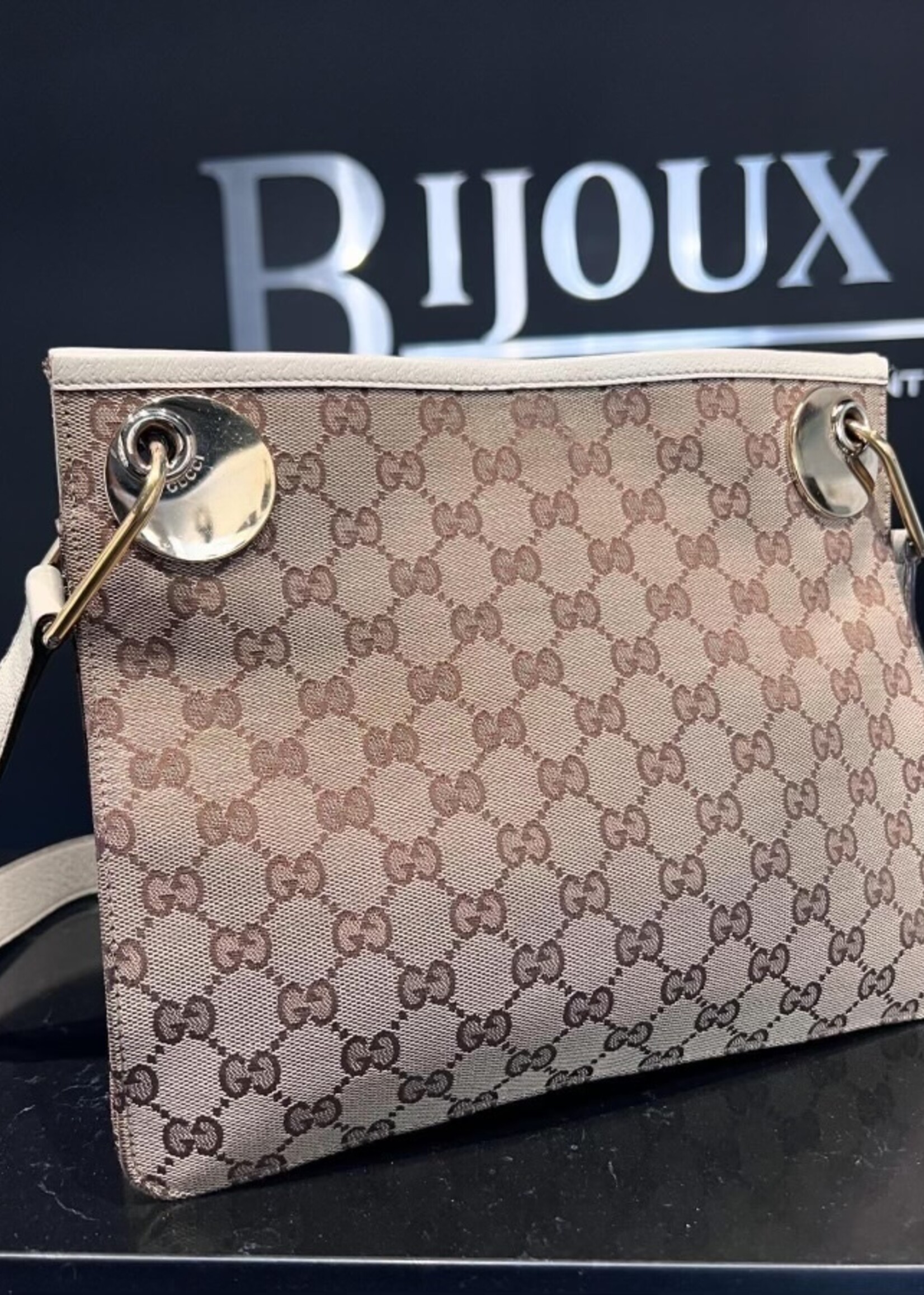 Gucci SOLD - Gucci Monogram Eclipse Messenger