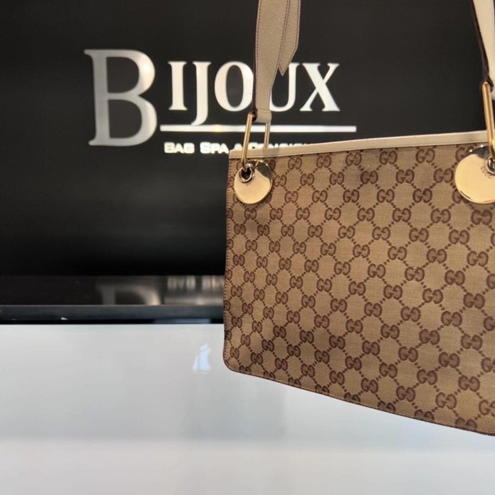 Gucci SOLD - Gucci Monogram Eclipse Messenger