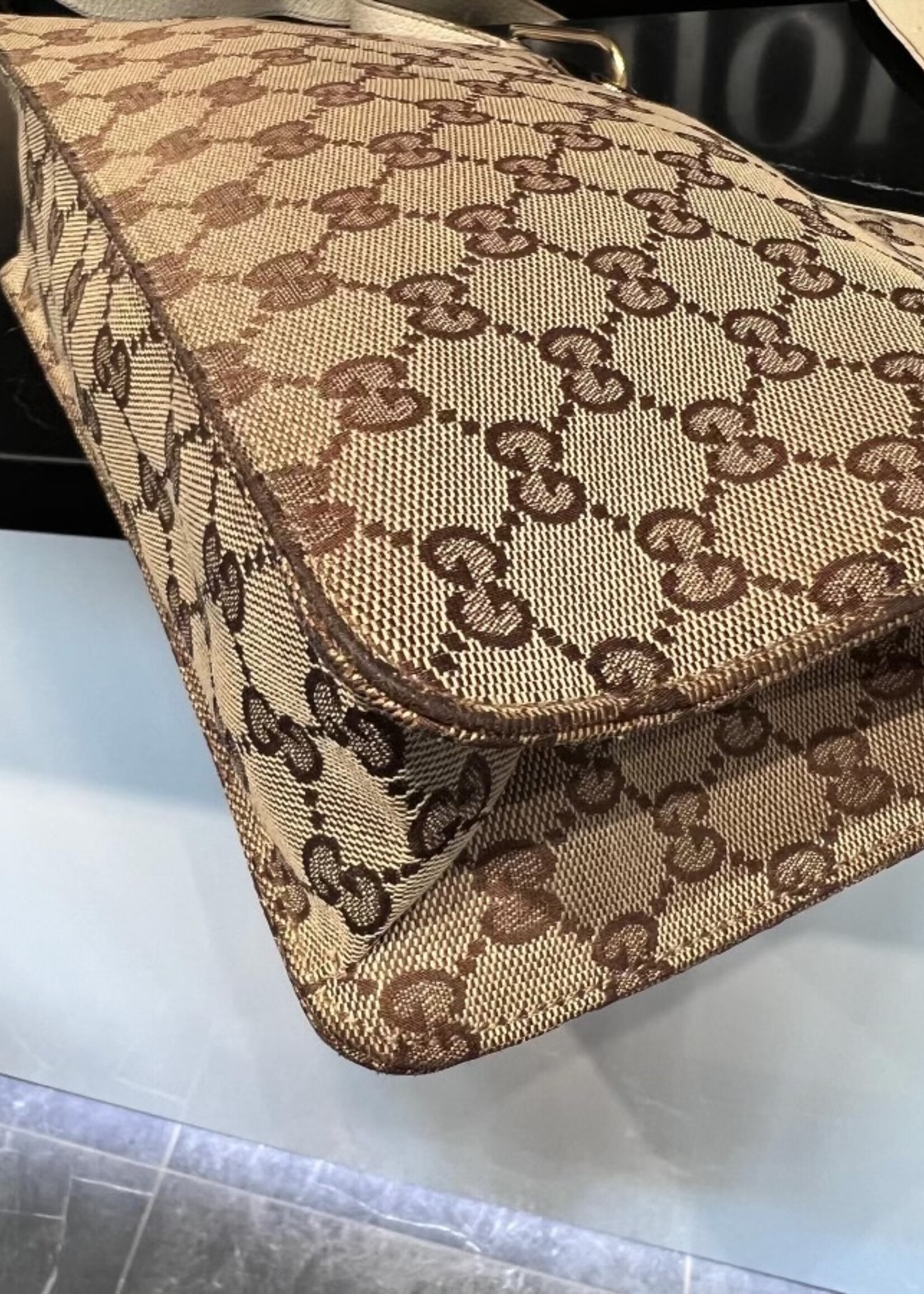 Gucci SOLD - Gucci Monogram Eclipse Messenger