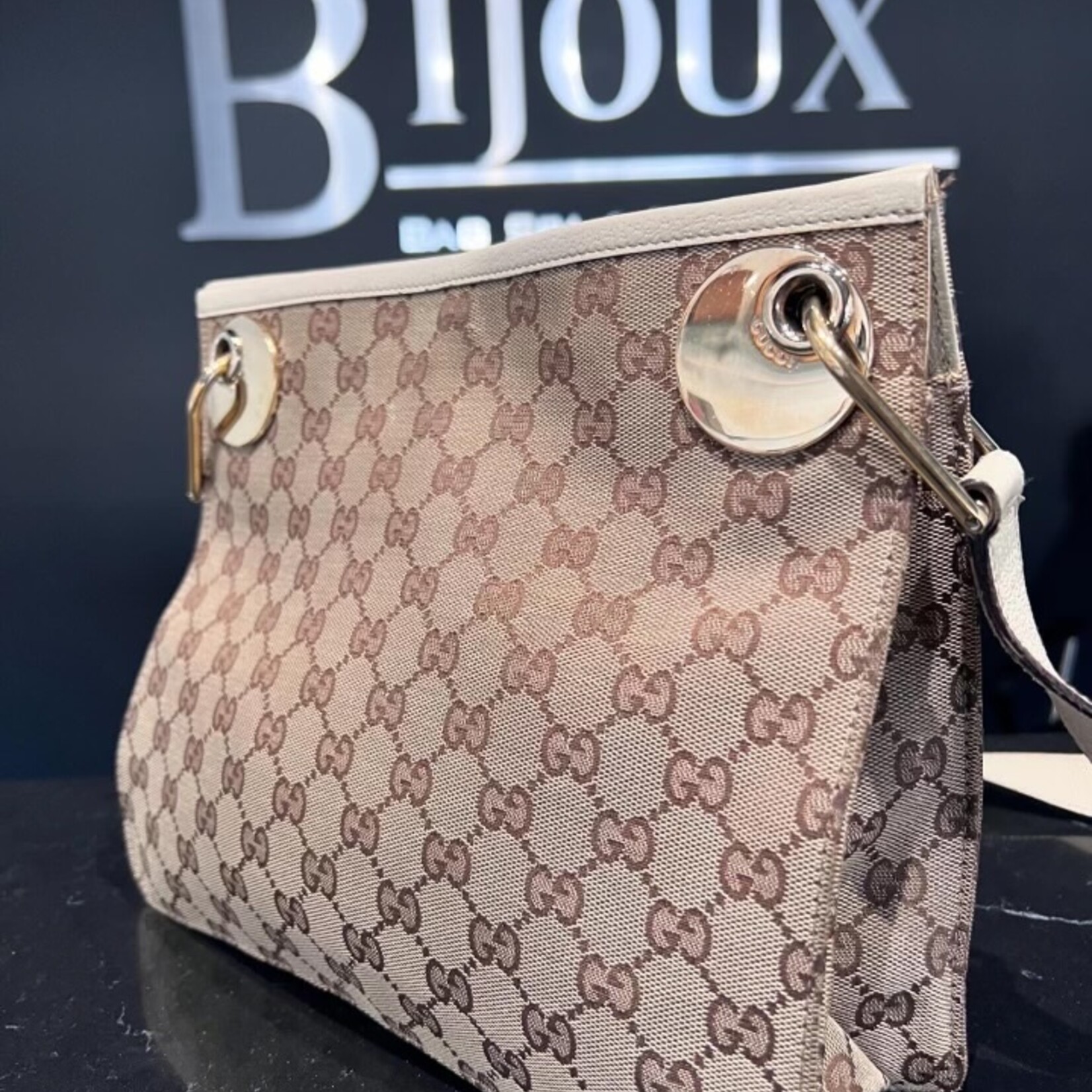 Gucci SOLD - Gucci Monogram Eclipse Messenger
