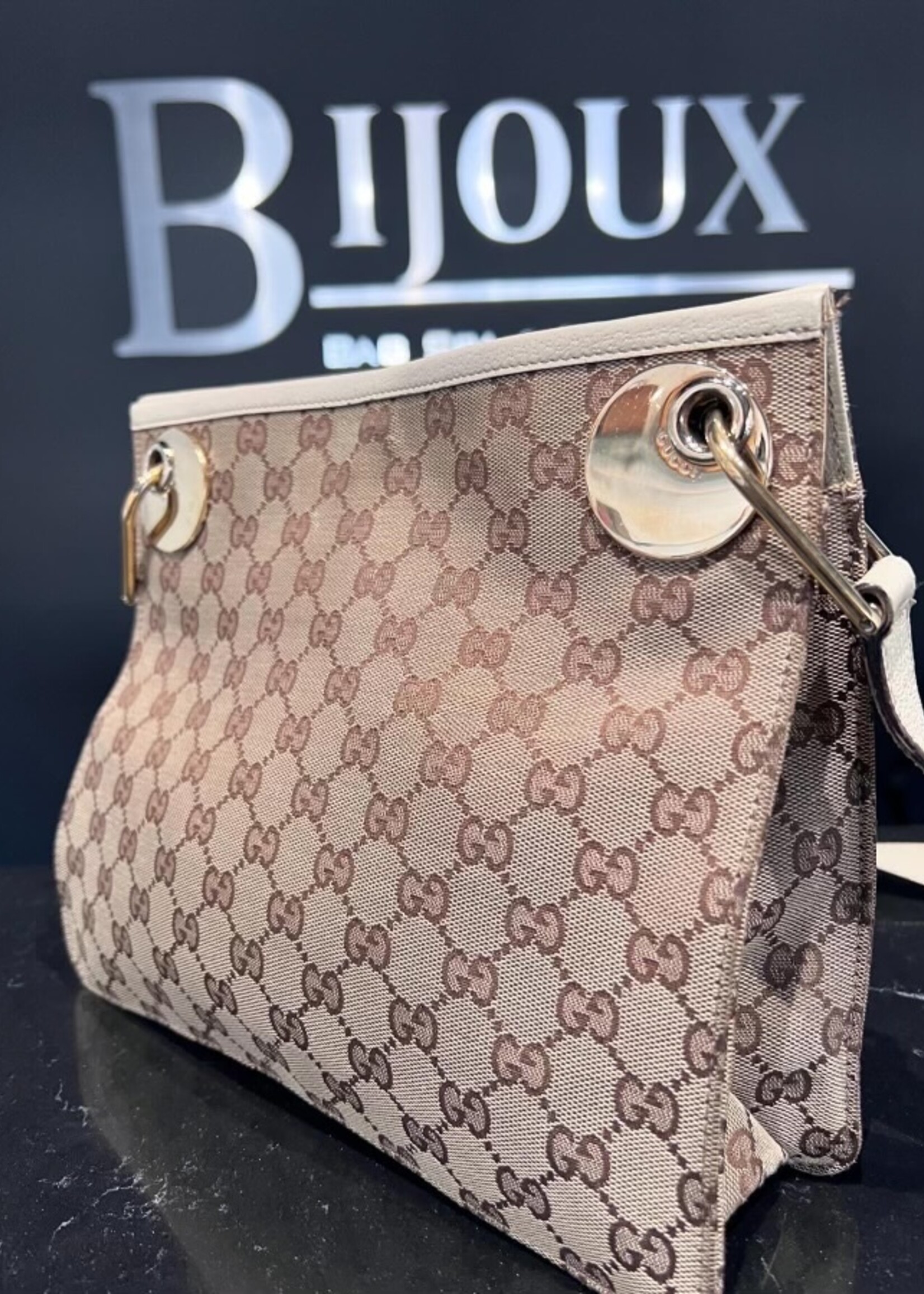 Gucci SOLD - Gucci Monogram Eclipse Messenger