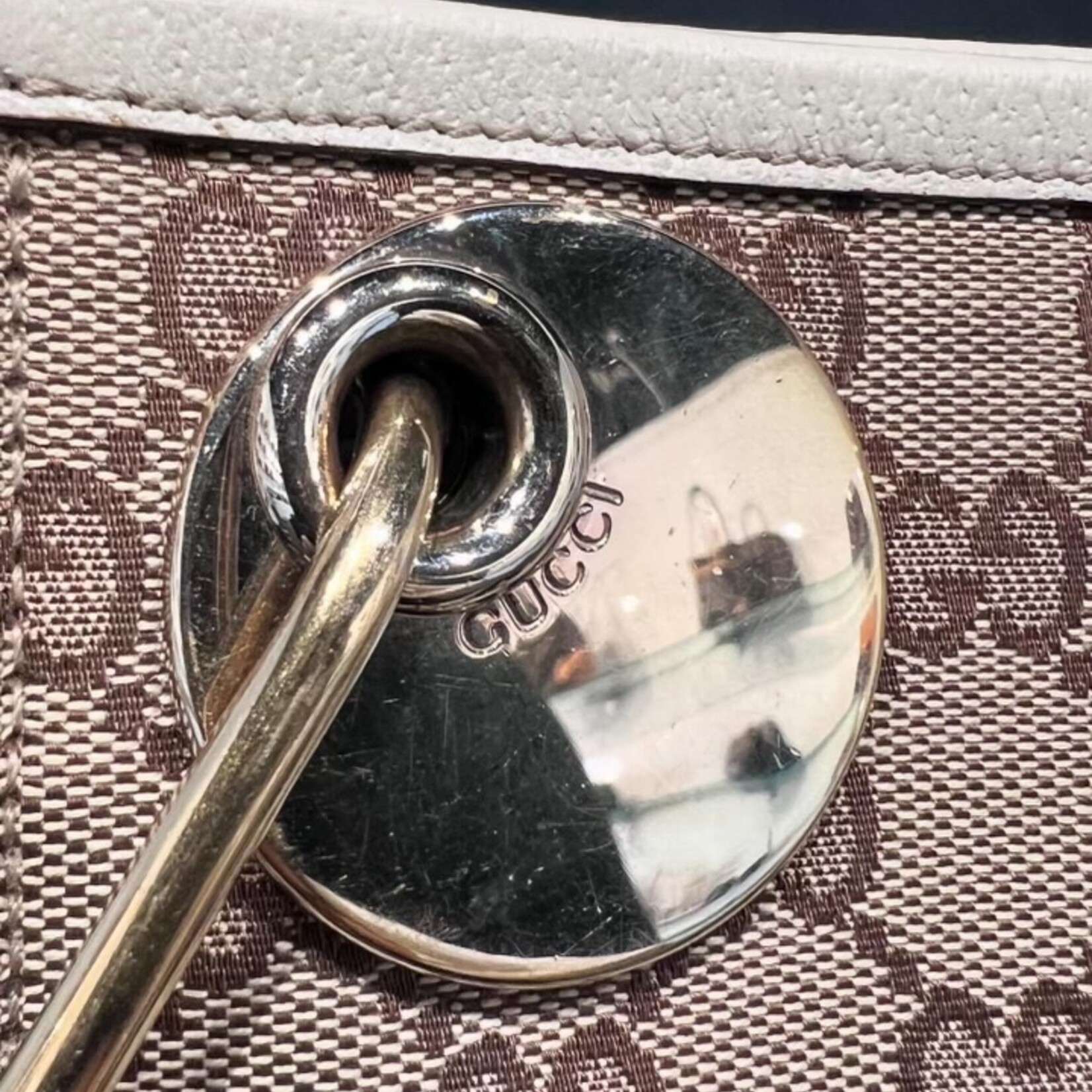 Gucci SOLD - Gucci Monogram Eclipse Messenger