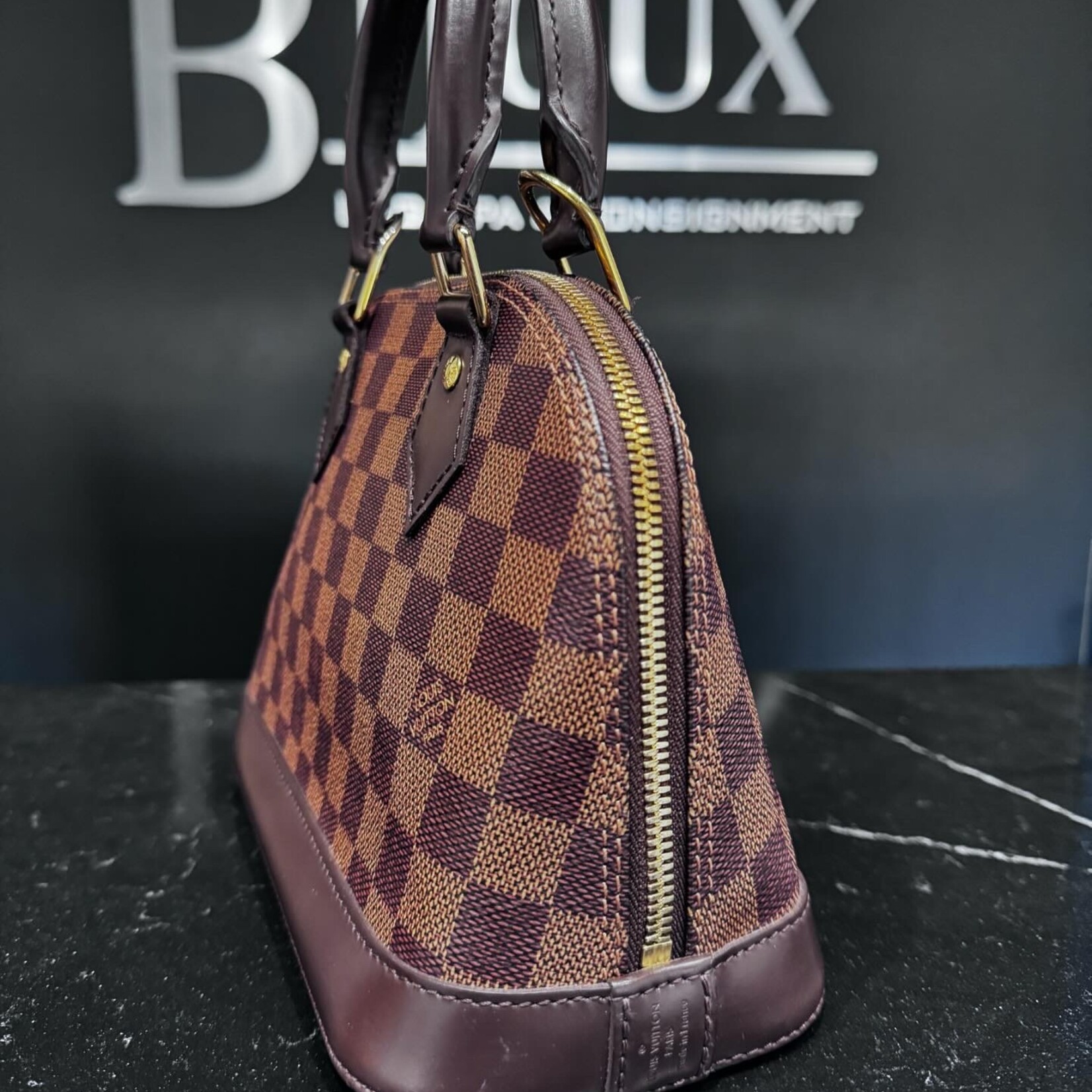 Louis Vuitton SOLD - Louis Vuitton Damier Ebene Alma BB