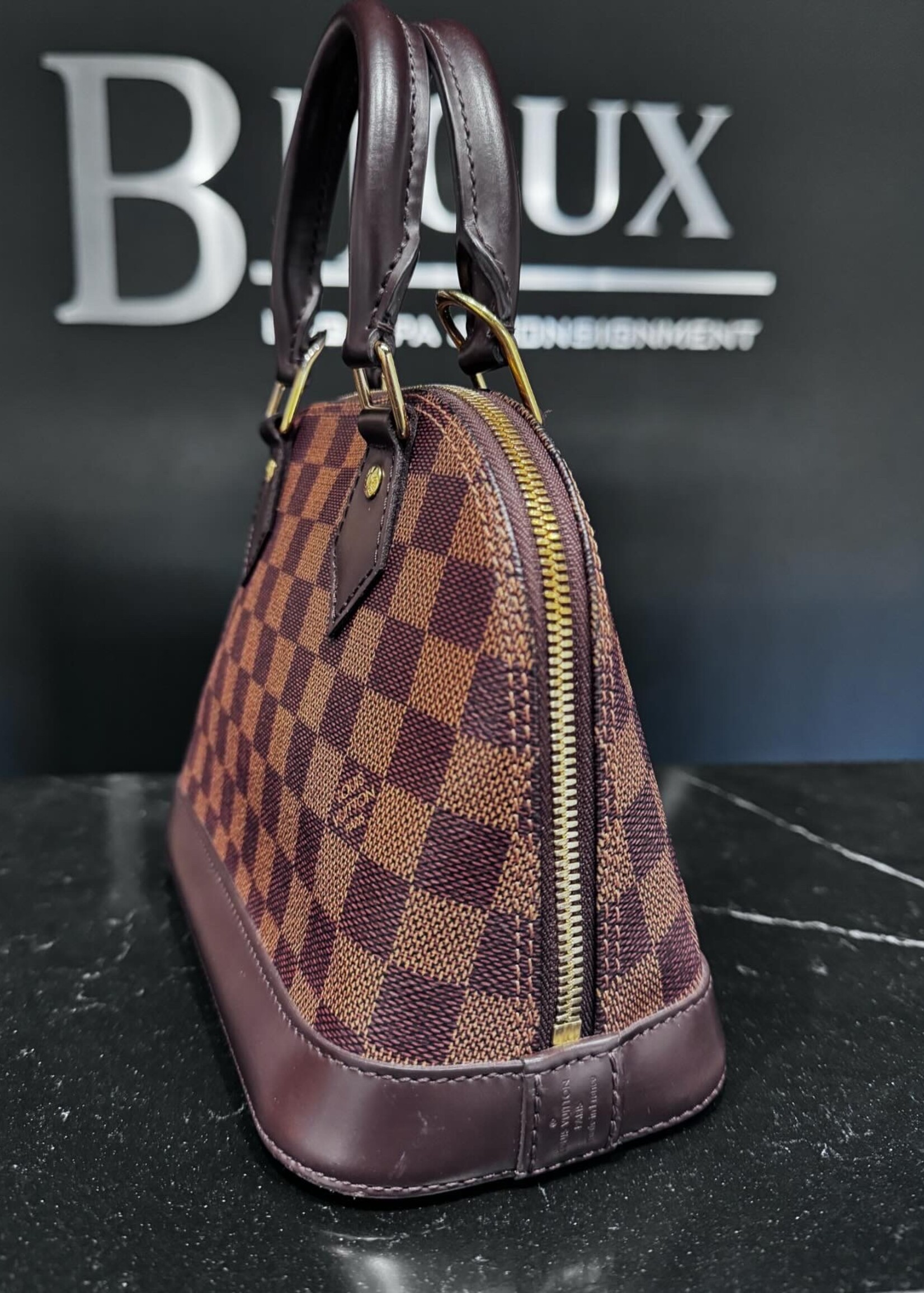 Louis Vuitton SOLD - Louis Vuitton Damier Ebene Alma BB