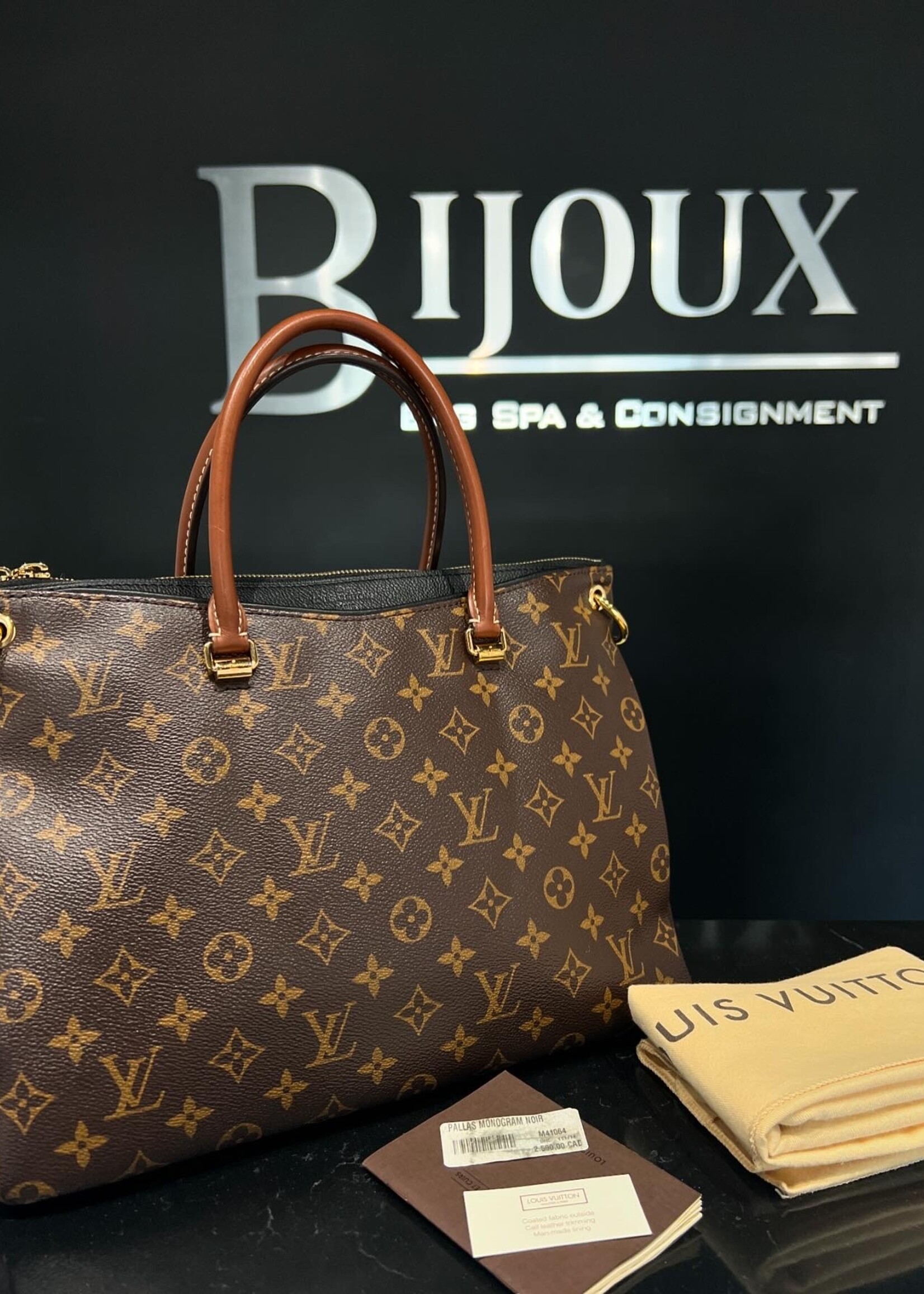 Louis Vuitton SOLD - Louis Vuitton Pallas MM Black