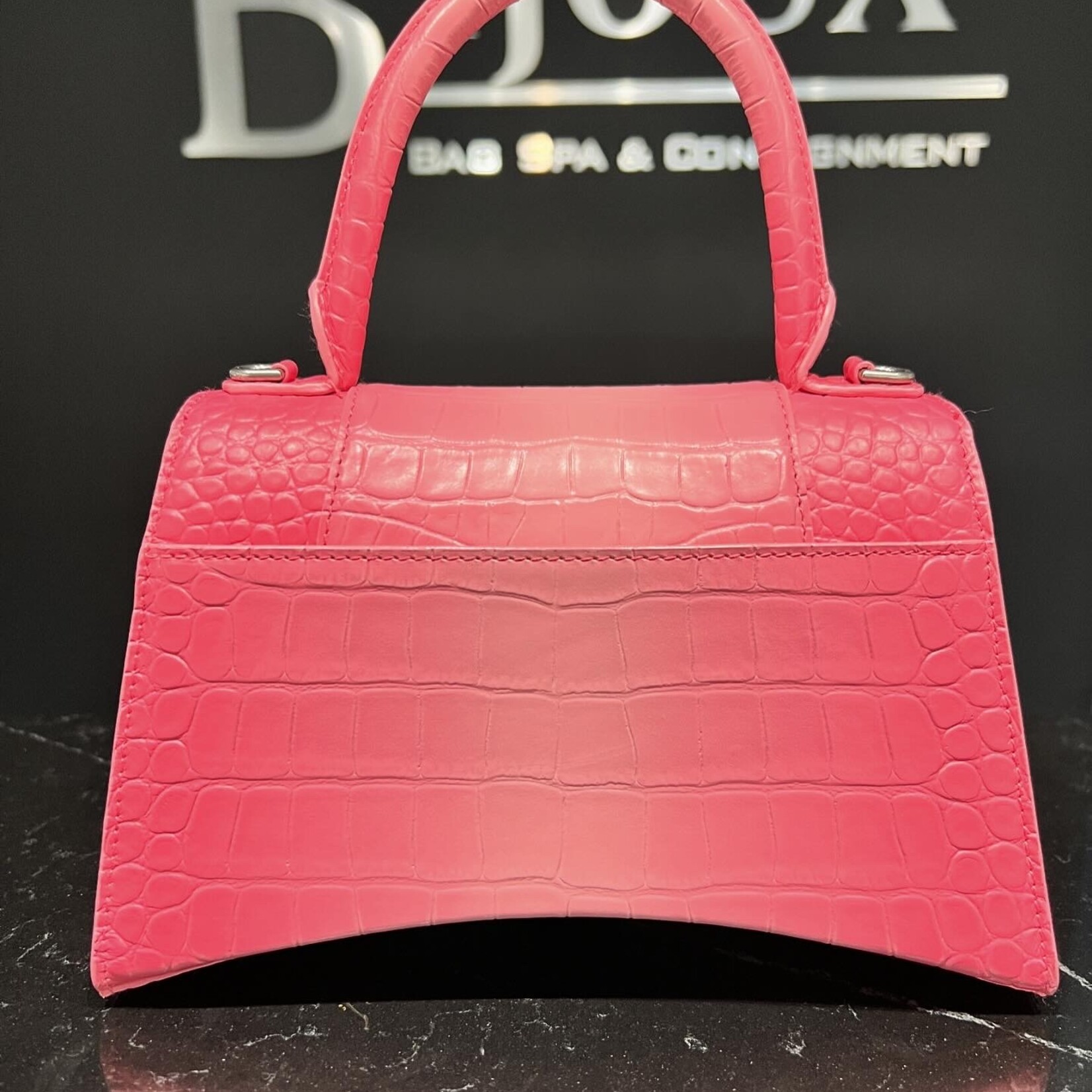 Balenciaga SOLD - Balenciaga Ombre Croc Hourglass Small