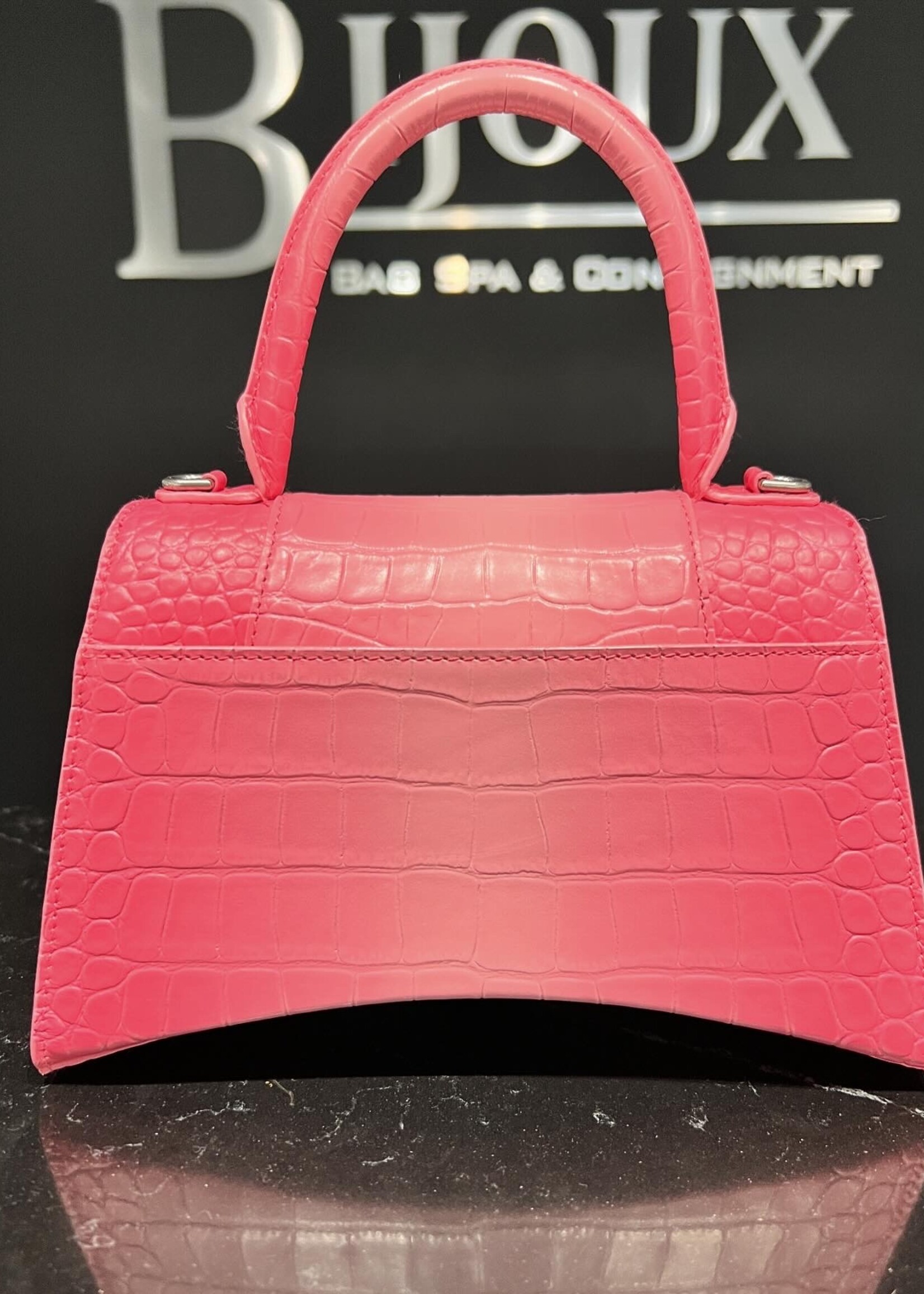 Balenciaga SOLD - Balenciaga Ombre Croc Hourglass Small