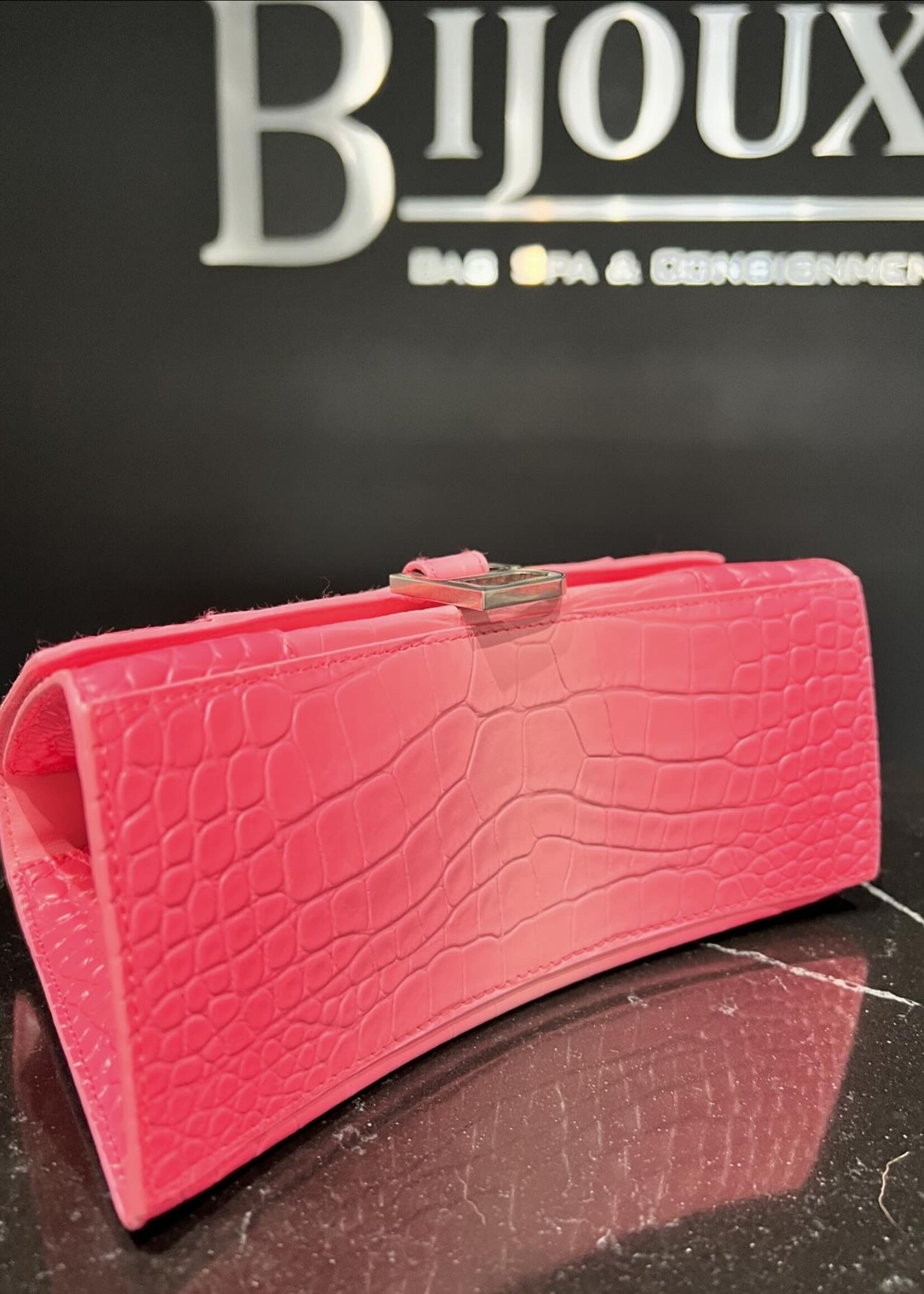 Balenciaga SOLD - Balenciaga Ombre Croc Hourglass Small