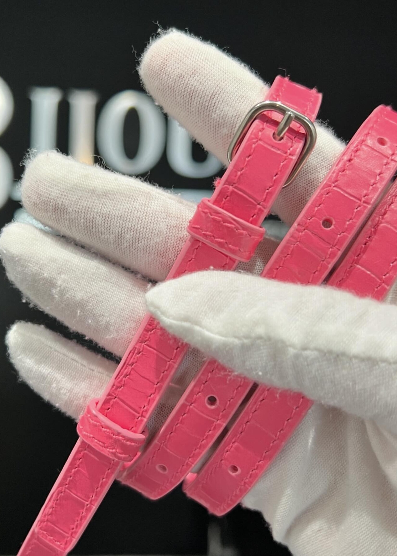 Balenciaga SOLD - Balenciaga Ombre Croc Hourglass Small