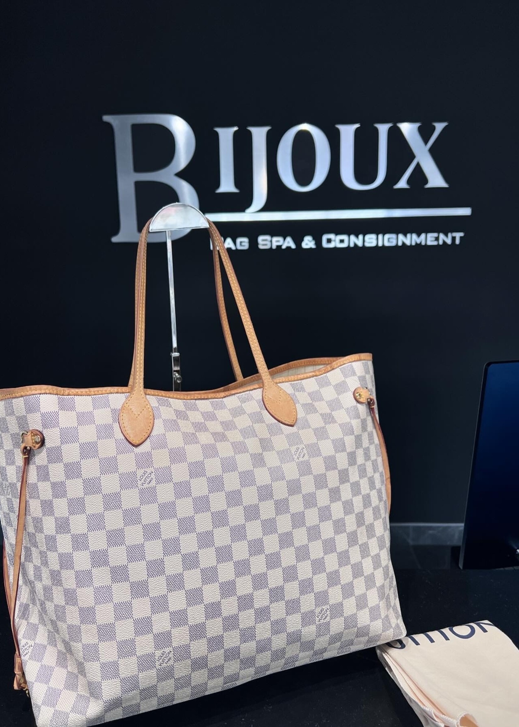 Louis Vuitton SOLD- Louis Vuitton Neverfull GM Damier Azur